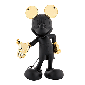 Leblon Delienne Mickey Welcome Schwarz Gold