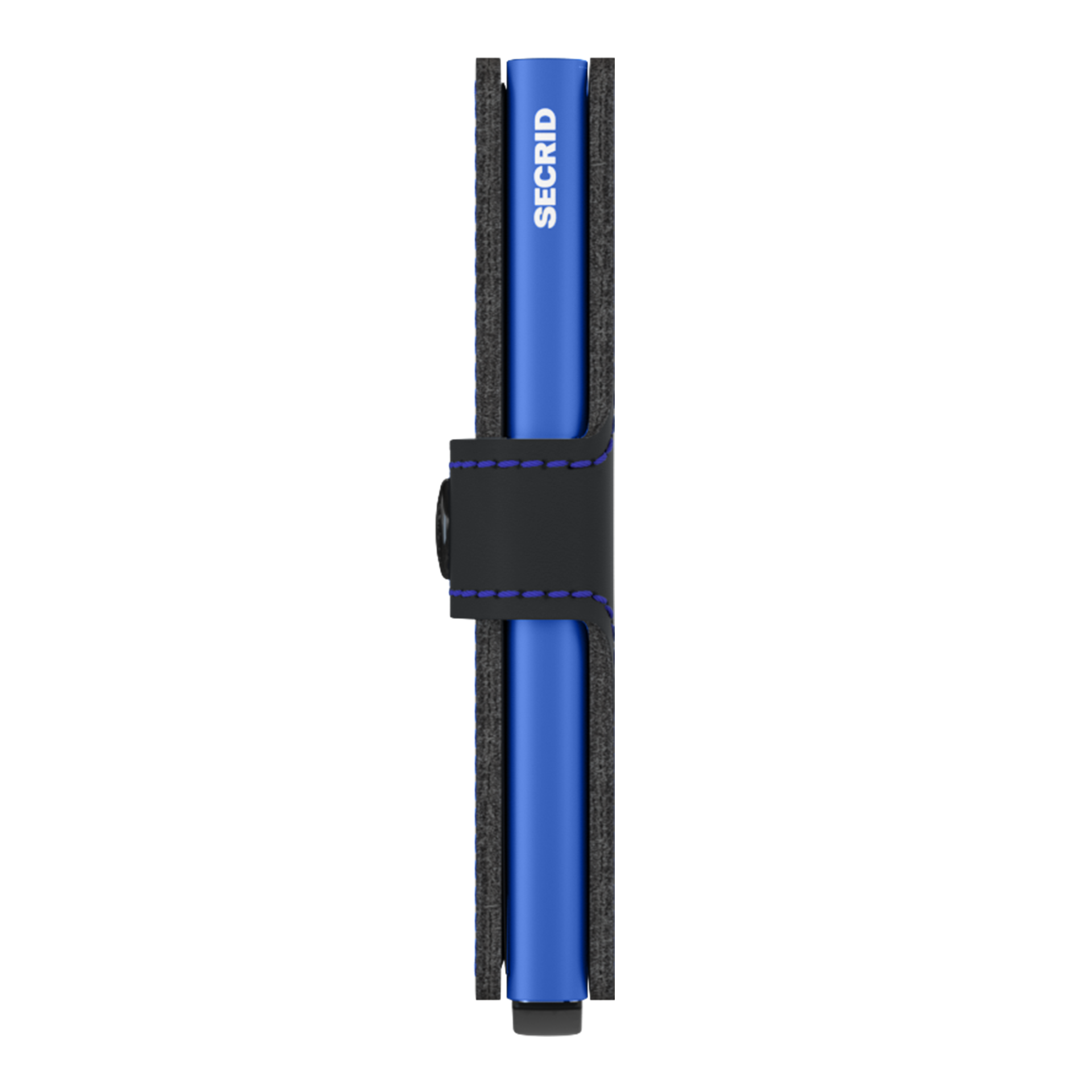 Miniwallet Black/Blue, pen, blau, leder, halter, stift