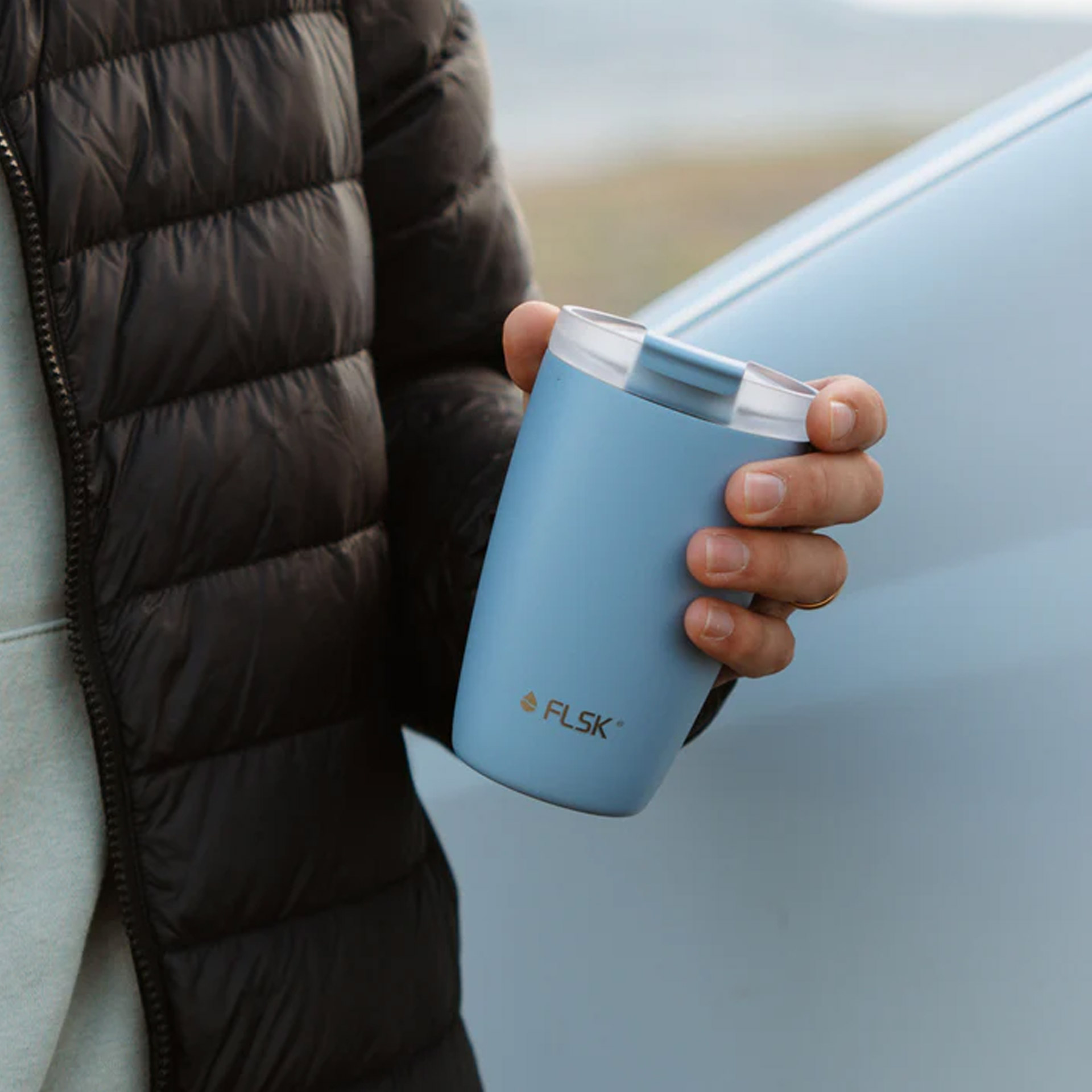 FLSK Coffee To Go Becher Denim 0,50 l