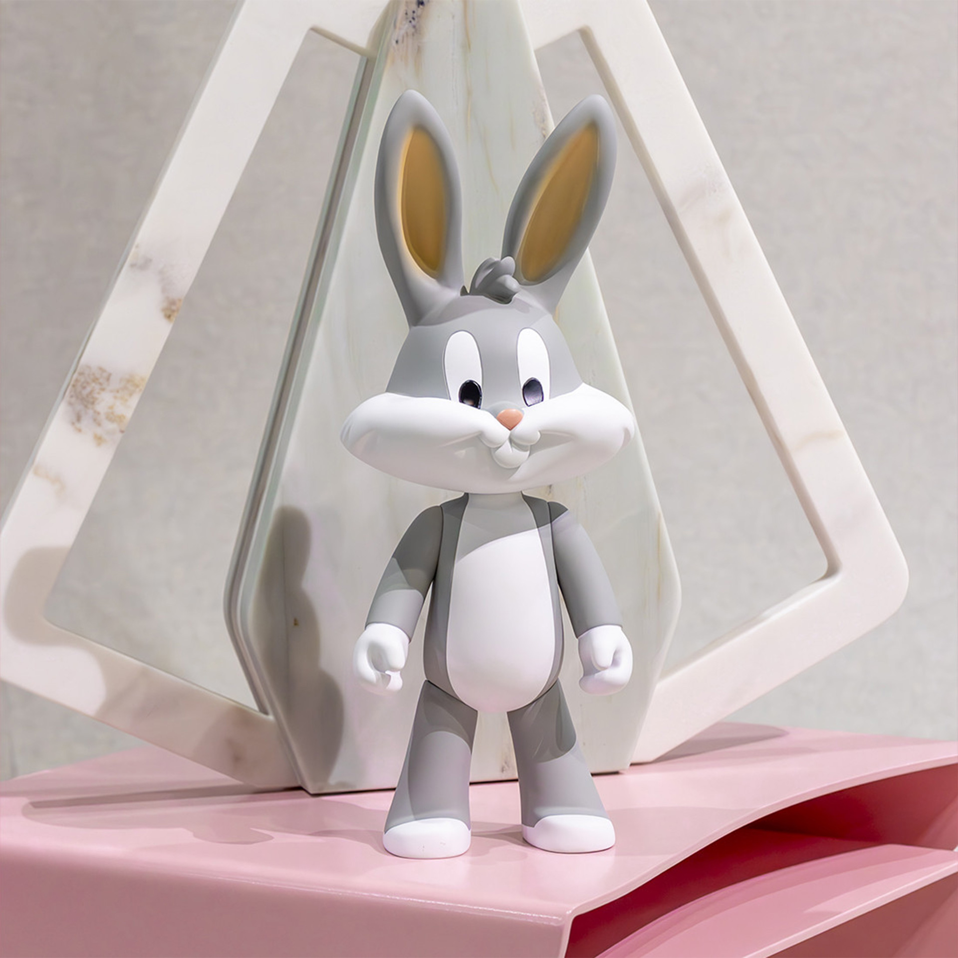 Bugs Bunny 34 cm, Hase Figur,  cartoon Hase,  grau weiß,  Spielzeugfigur,  Mini-Figur