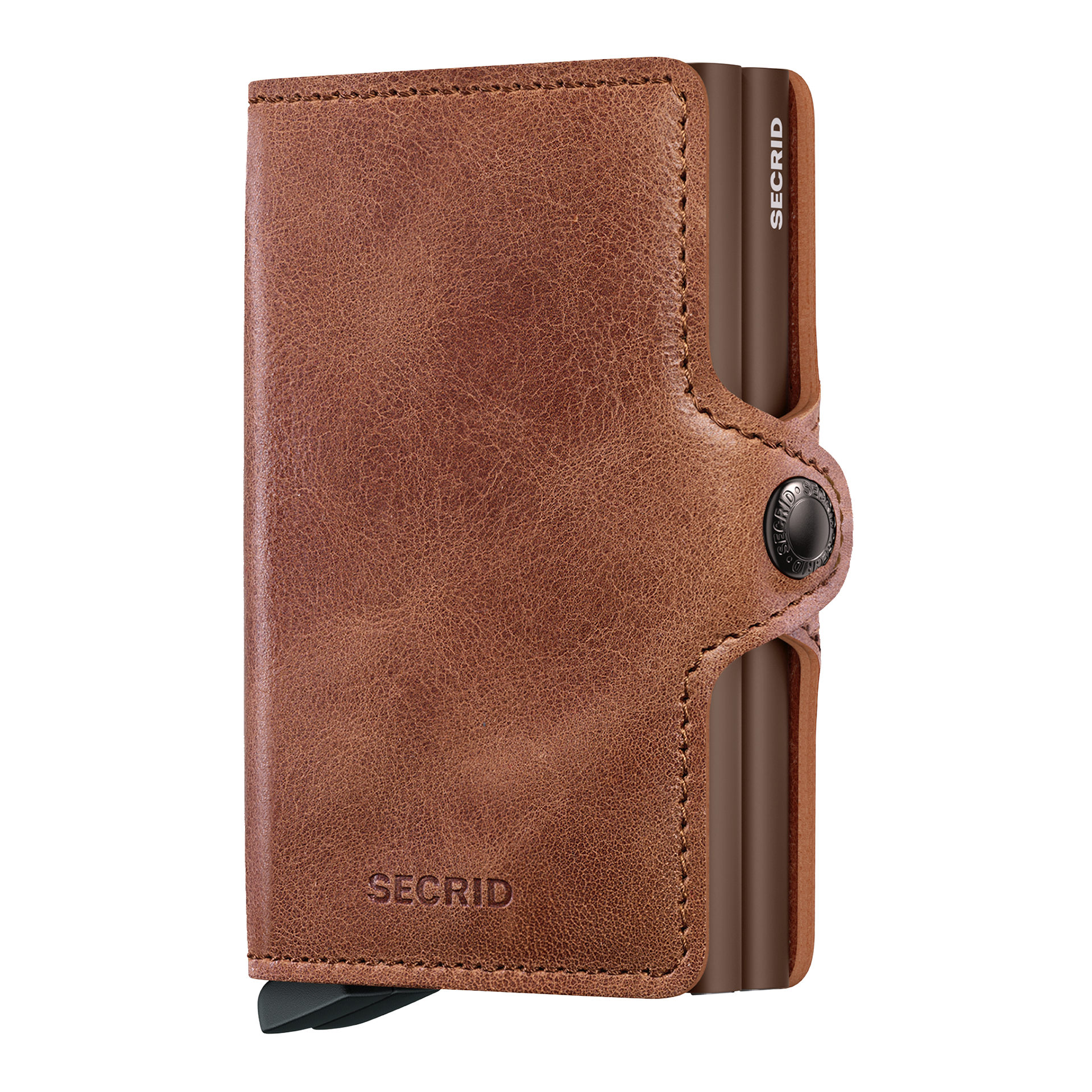 Secrid Twinwallet Vintage Cognac/Braun, Hülle, Brieftaschenhülle, Leder, Kartenetui, Secrid