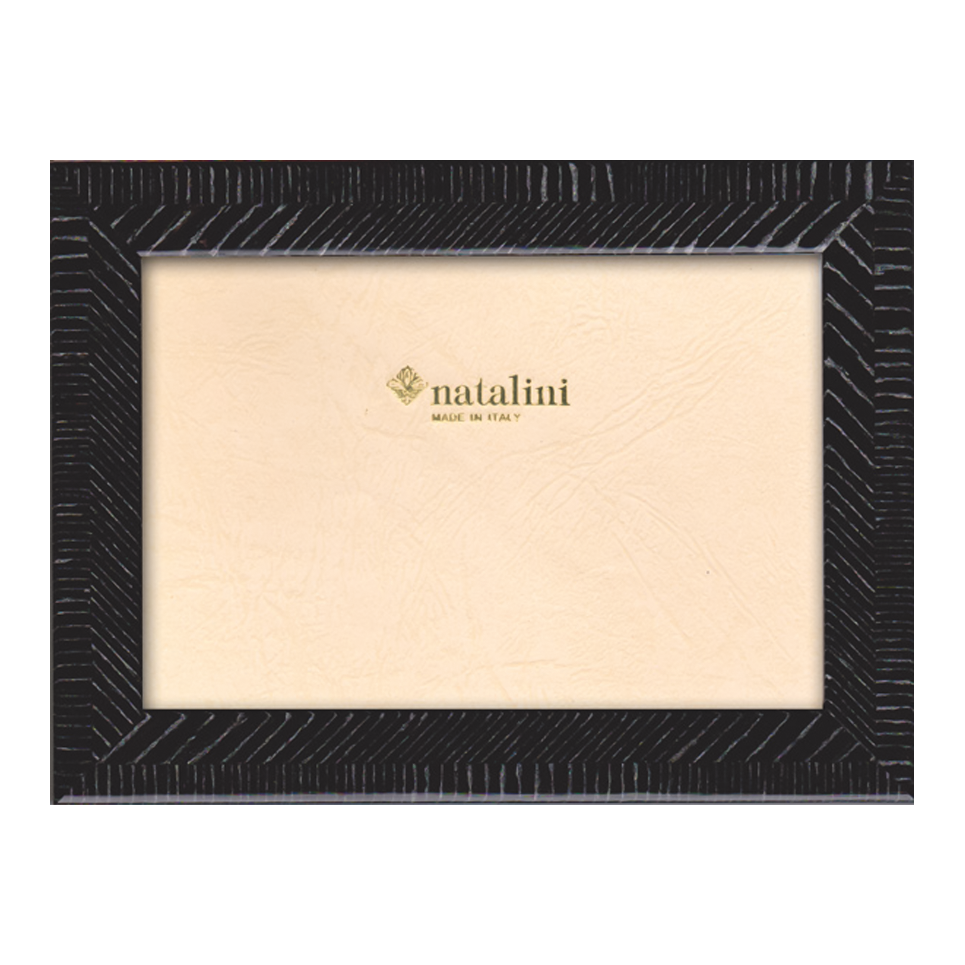 Picture Frame Wenge 20x25 cm, Rahmen, Foto-Rahmen, schwarzer Rahmen, musternder Rahmen, Natalini-Aufdruck