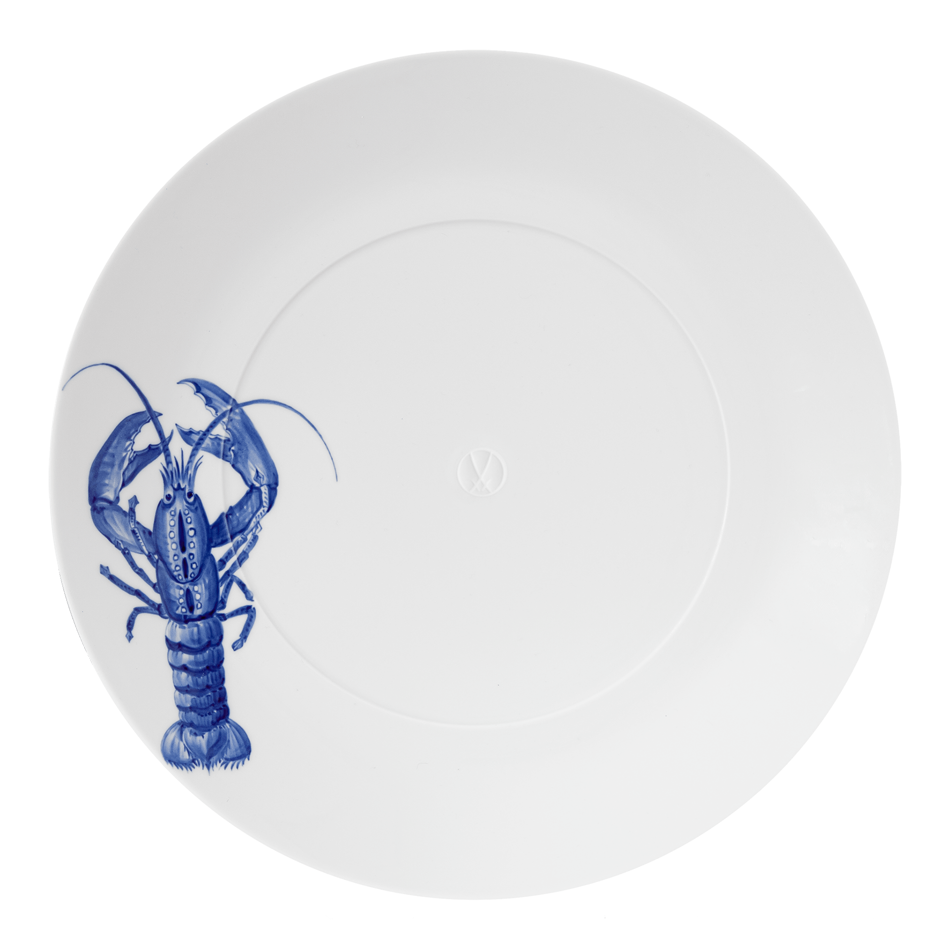 Meissen Cosmopolitan Blue Treasure Speiseteller Hummer