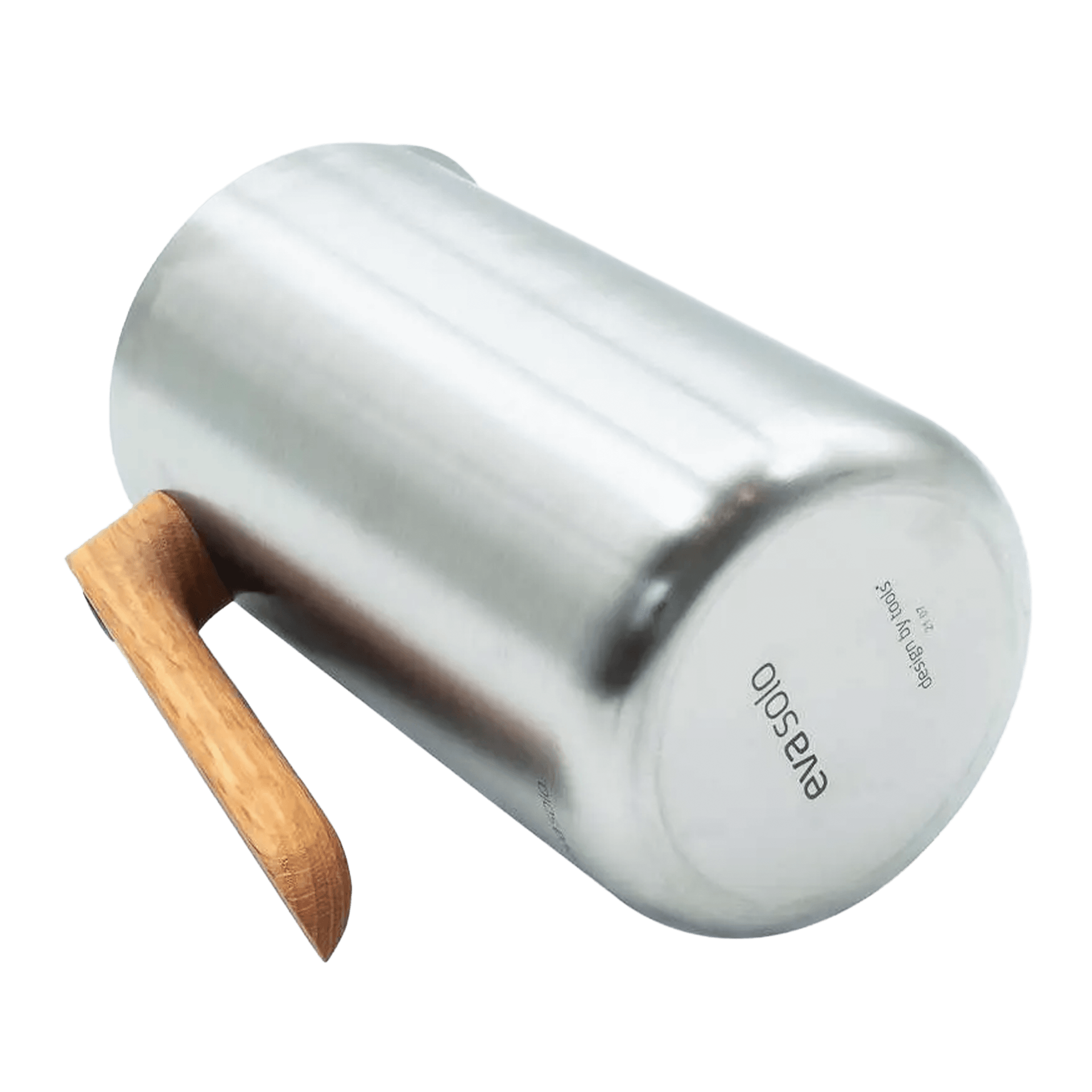 Vakuum Jug Stainless Steel 1.00 l, Kaffeekanne, Stainlessstahl, Holzgriff, Dutch Oven, Trommel