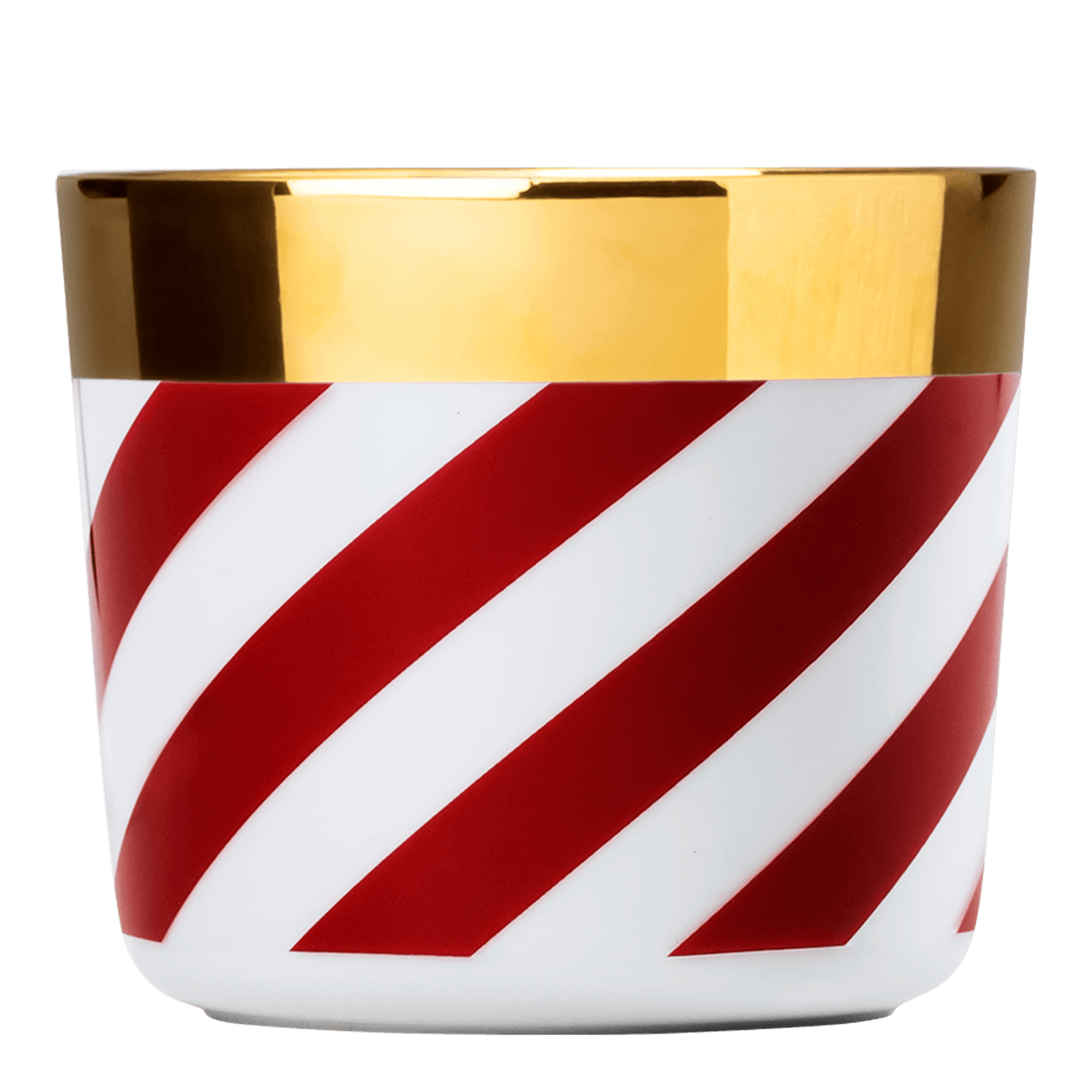 SIEGER by Fürstenberg SIP OF GOLD RED POP Champagnerbecher Candy Cane