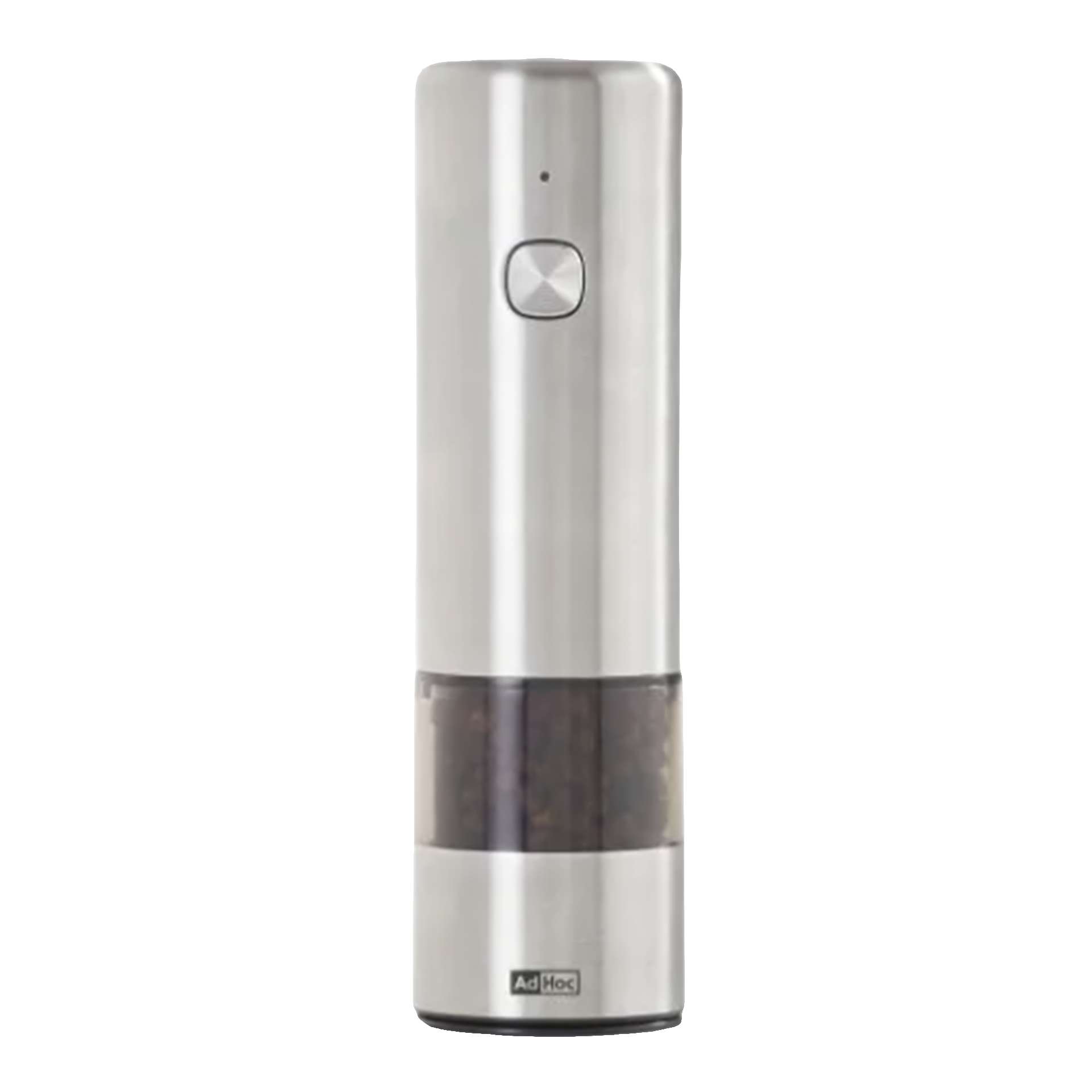 Electric Salt-/Peppermill Stainless Steel, Pfeffermühle, Mühle, Edelstahl, verstellbar, durchsichtige Kammer