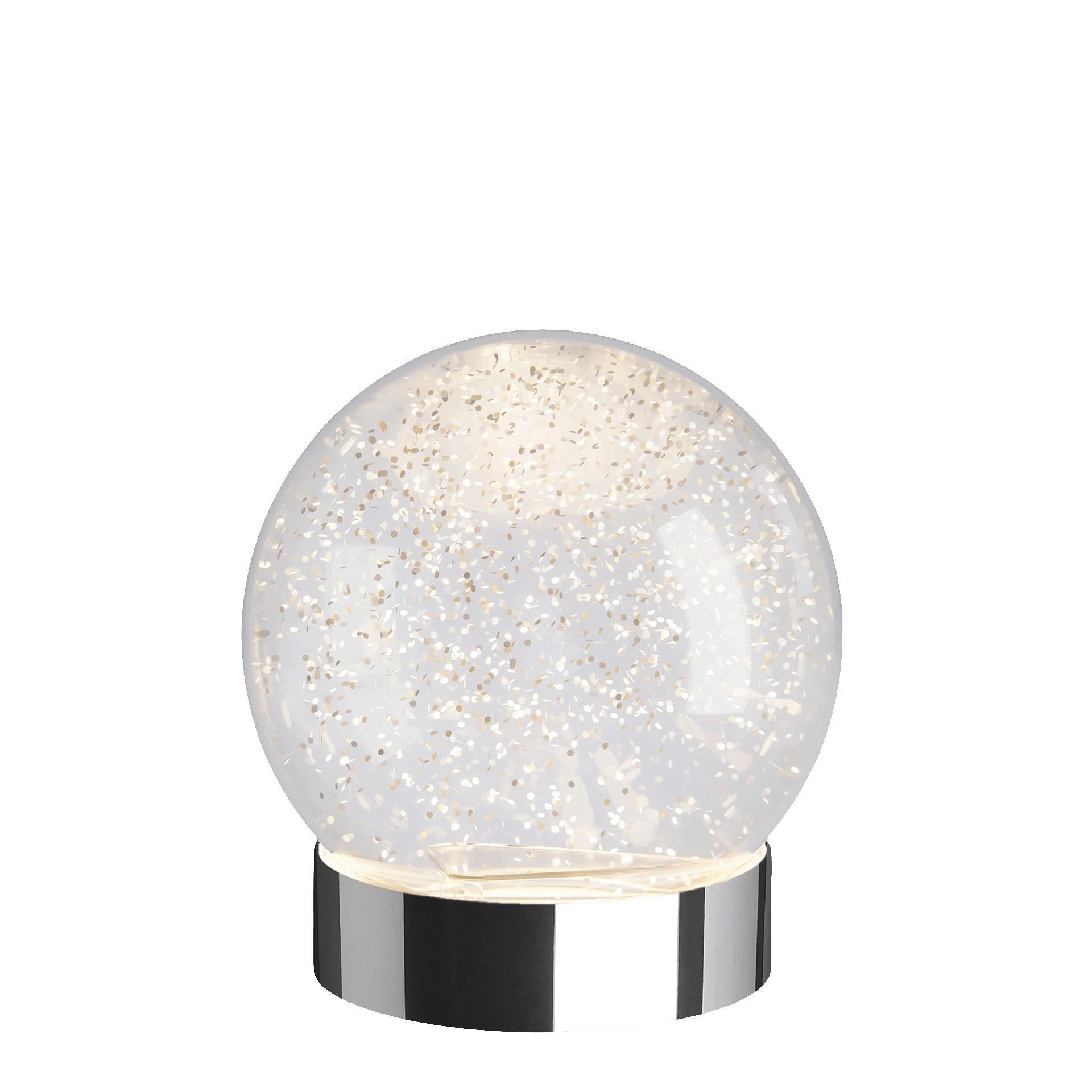 Sompex LED Dekolampe GLAMOR BAUBLE silber 13 cm