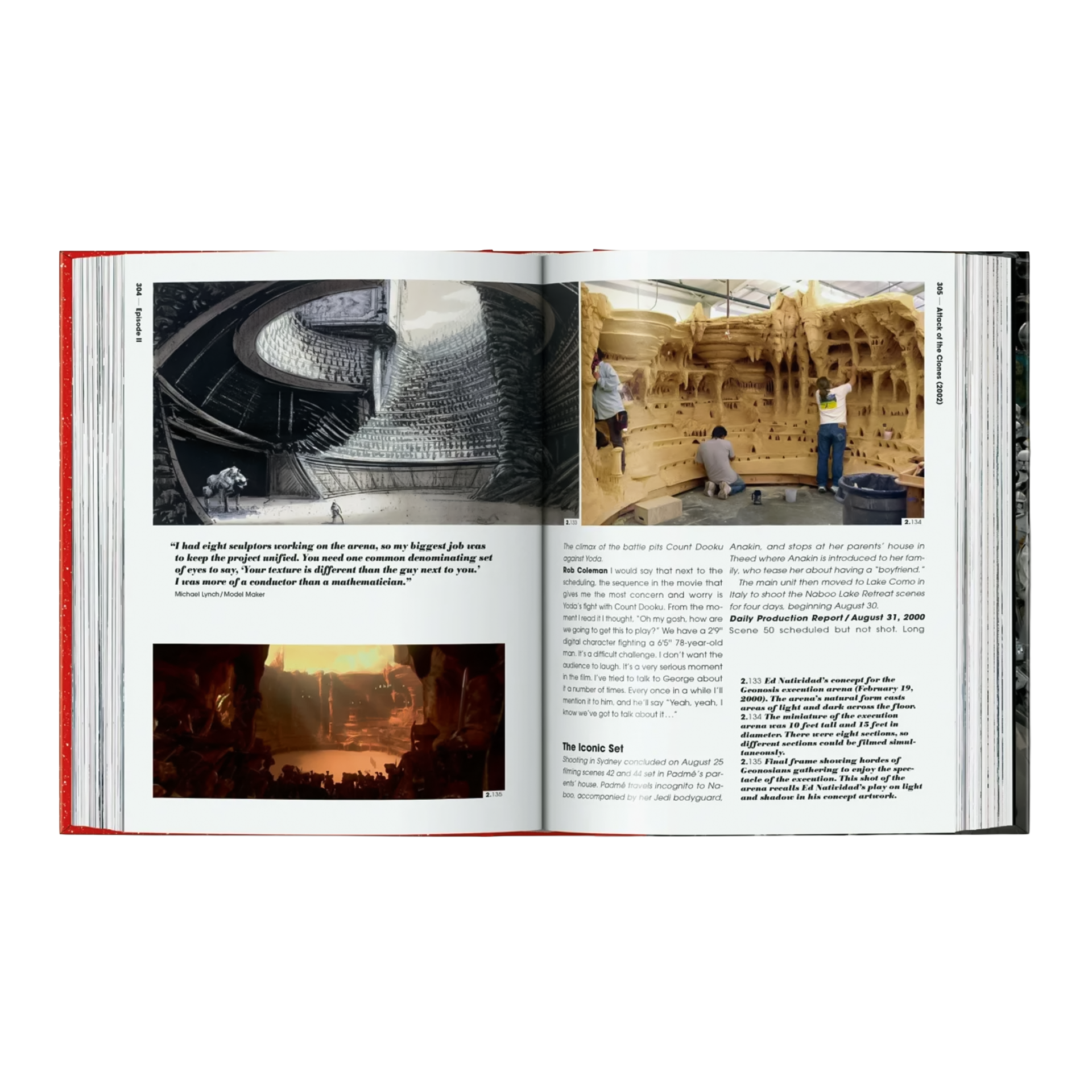 Coffee Table Book The Star Wars Archiv. 1999–2005, Buch, Zeitschrift, Druckseite, Fotos, Text
