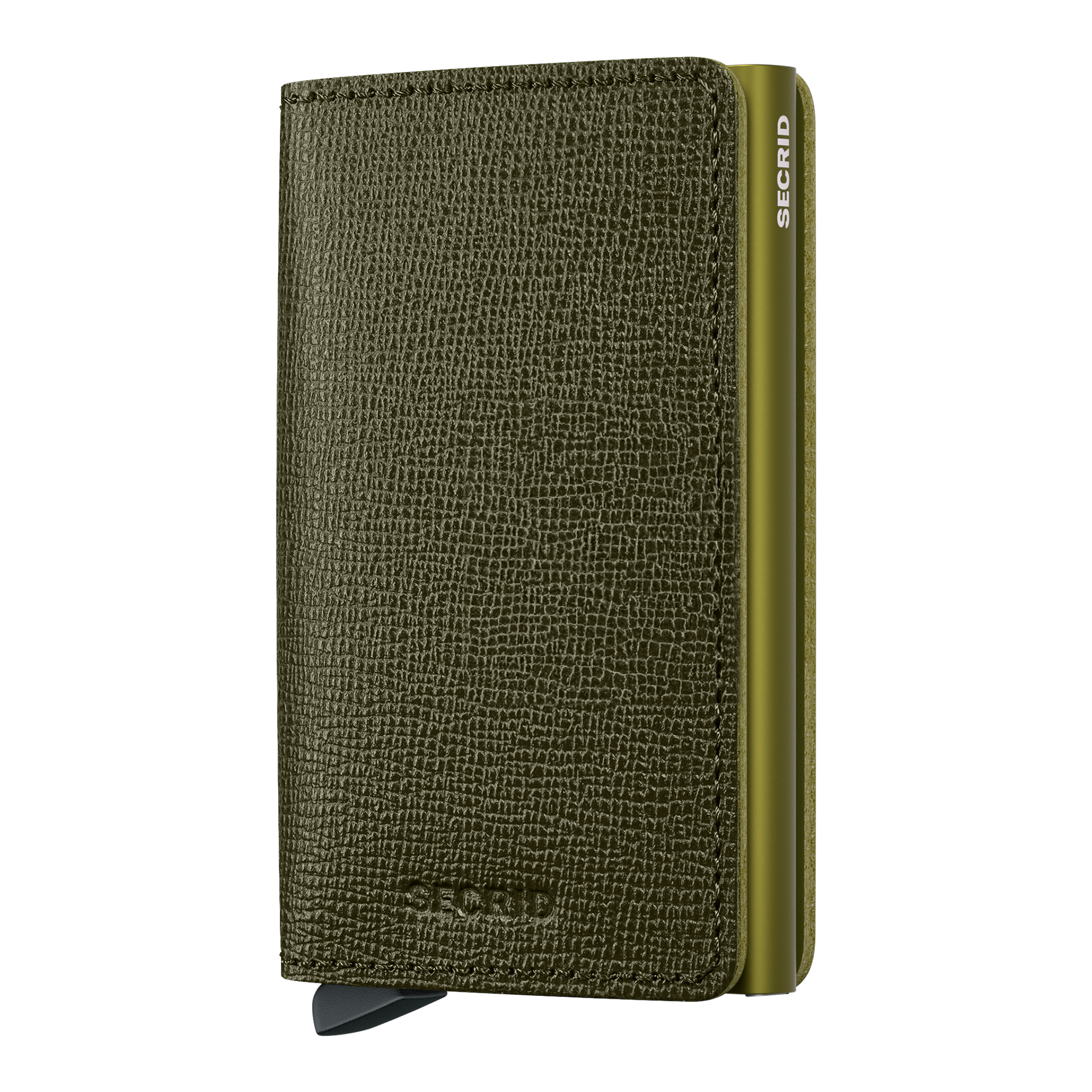 Slimwallet Kelp, Brieftasche, Leder, Grün, Kartenetui, Glattleder