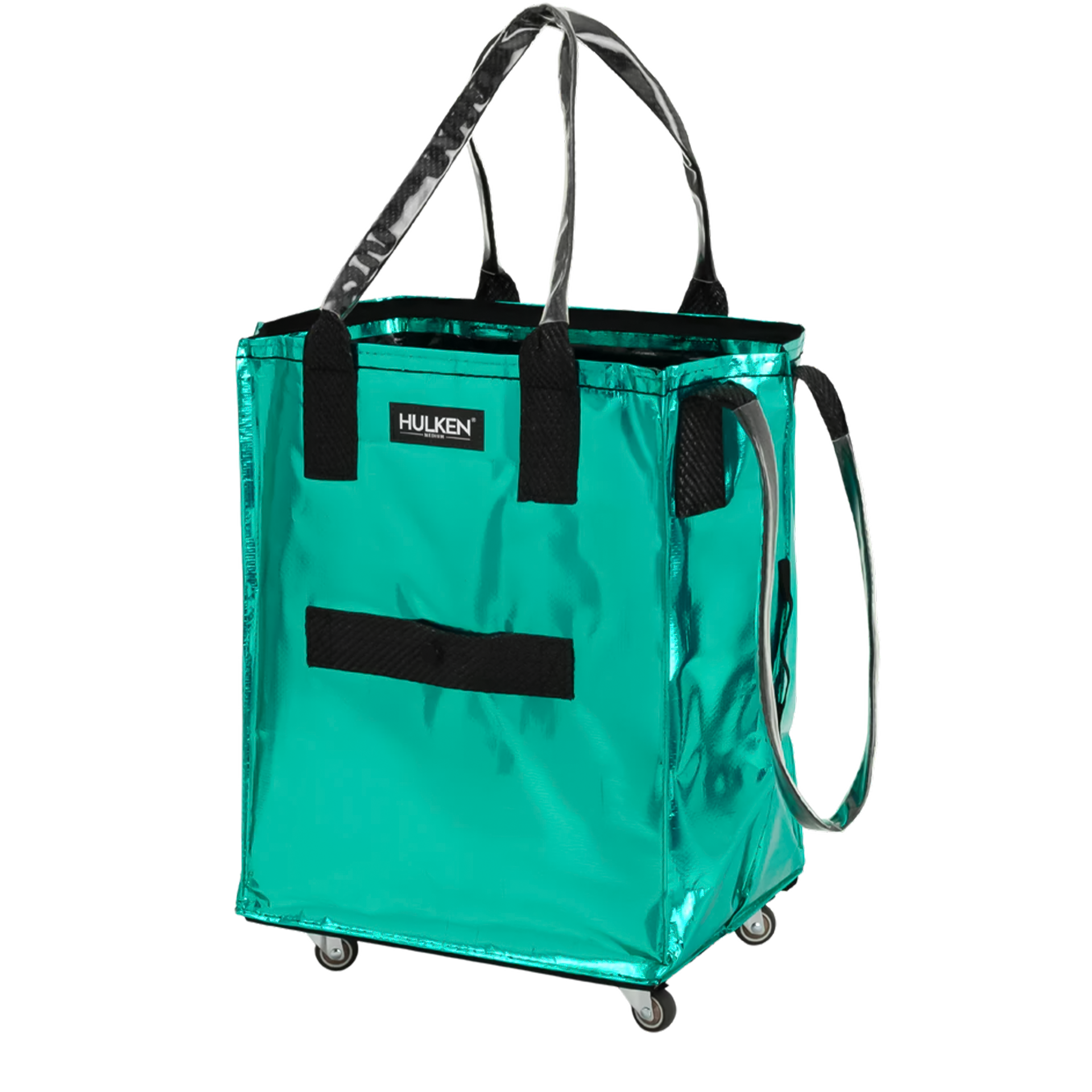 Hulken Original Rolling Tote Bag Everyday Hauls Medium Teal