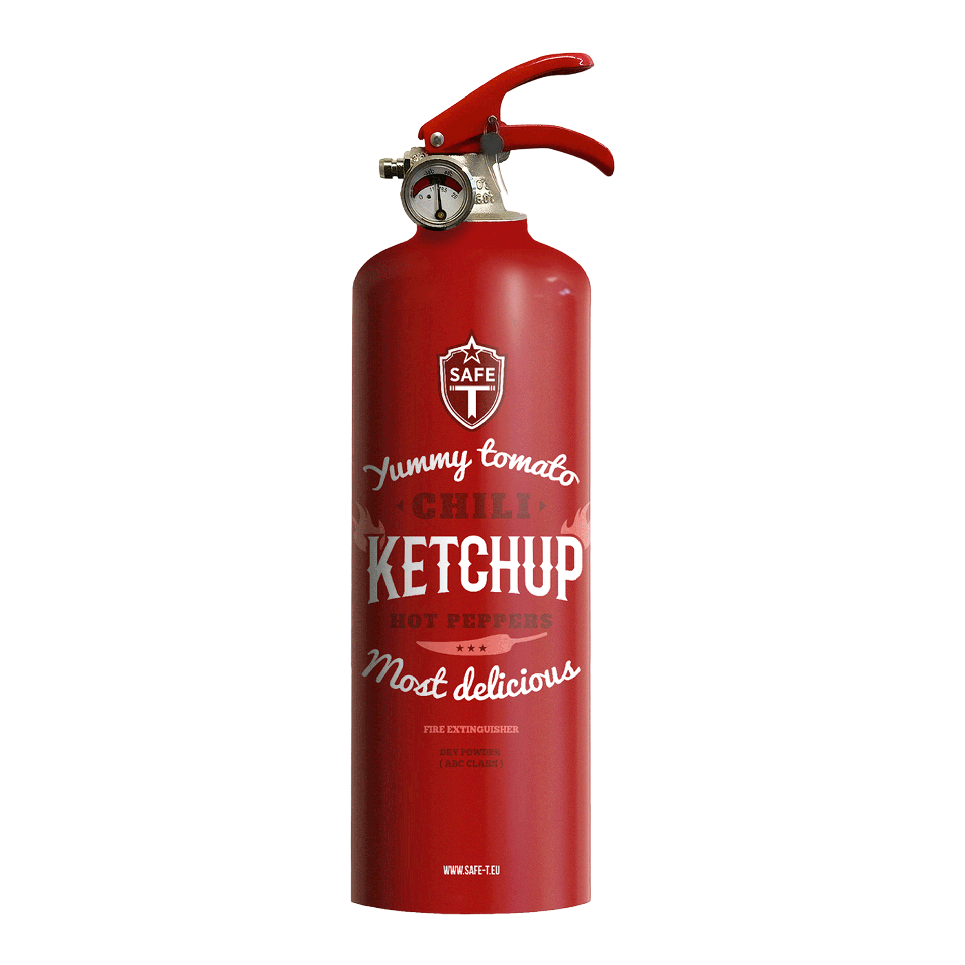 Safe-T, Interior Design, Design-Fire Extinguisher Ketchup, Feuerlöscher, Ketchup-Design, Rot, Küche, Stil
