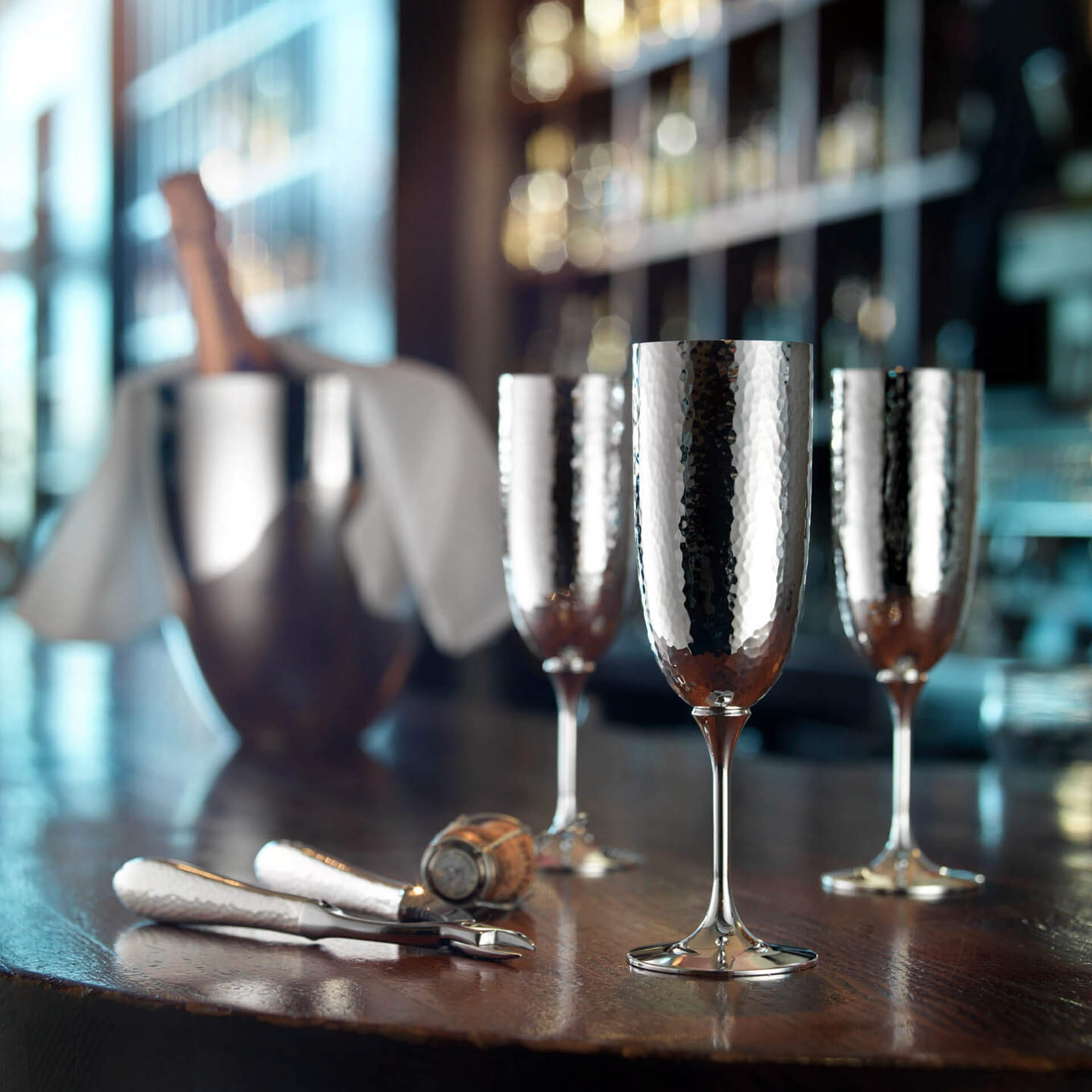 Robbe & Berking Martele Champagnerkelch