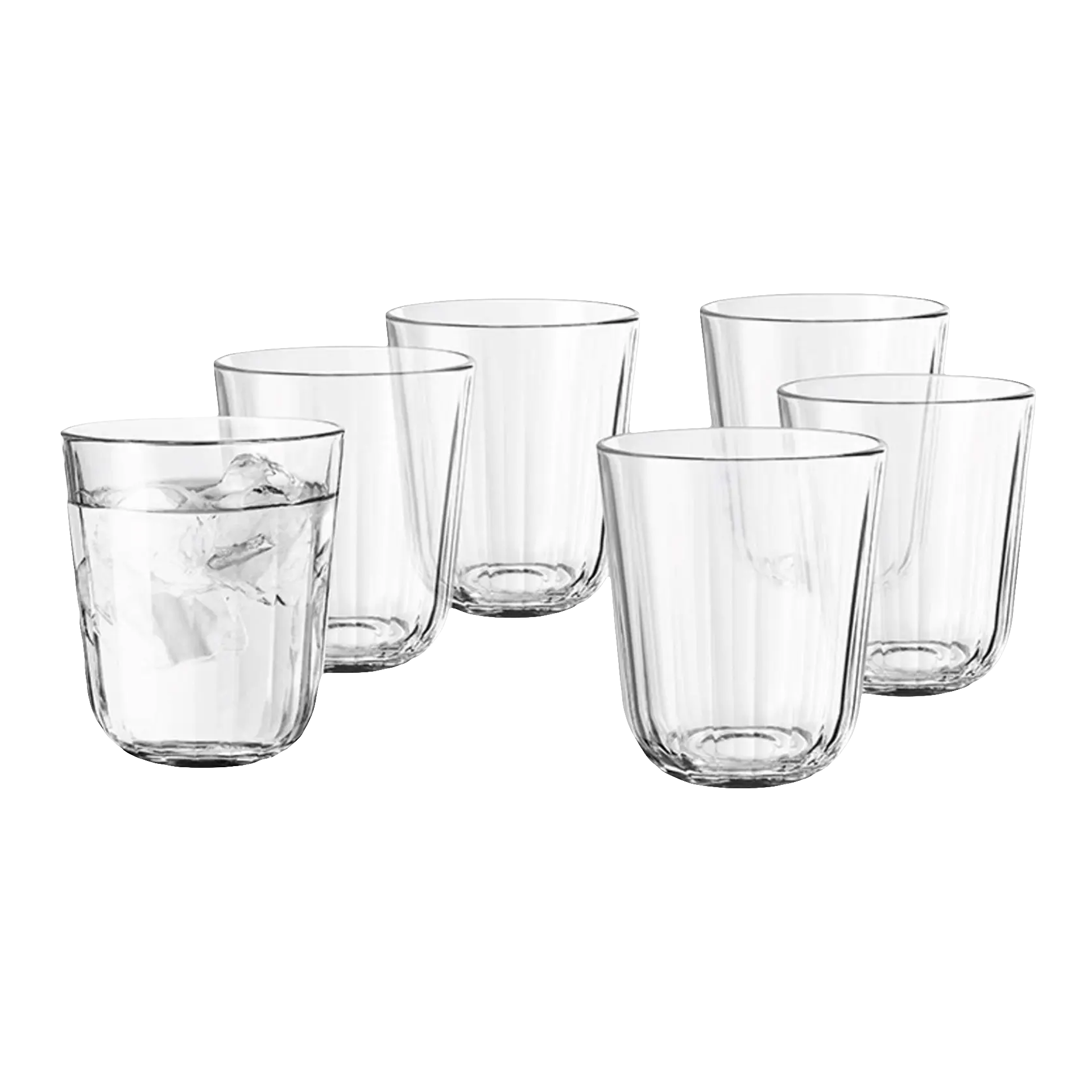 Glass 0.27 l Set of 6, Gläser, Tumbler, Klarglas, 6er-Set, Getränkeglas