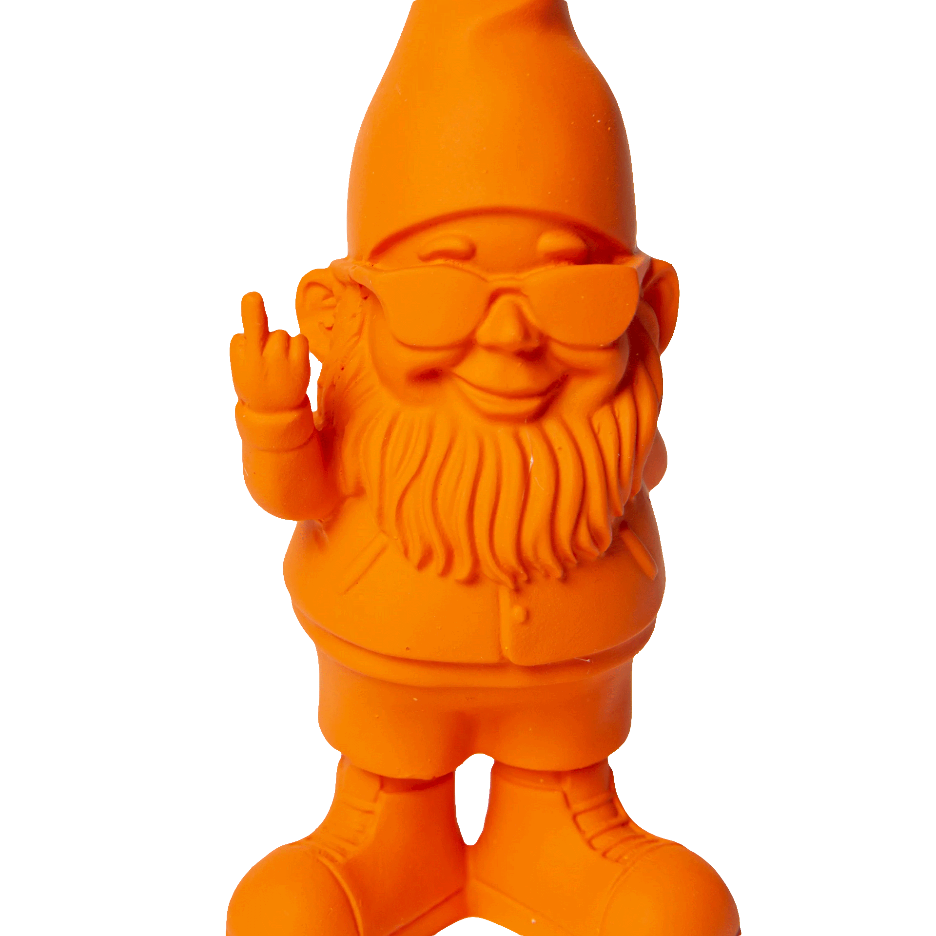 Gnome Bernado orange 12 cm, Gnom, Gnom, Schnappfigur, Oranger Farbe, Minifigur