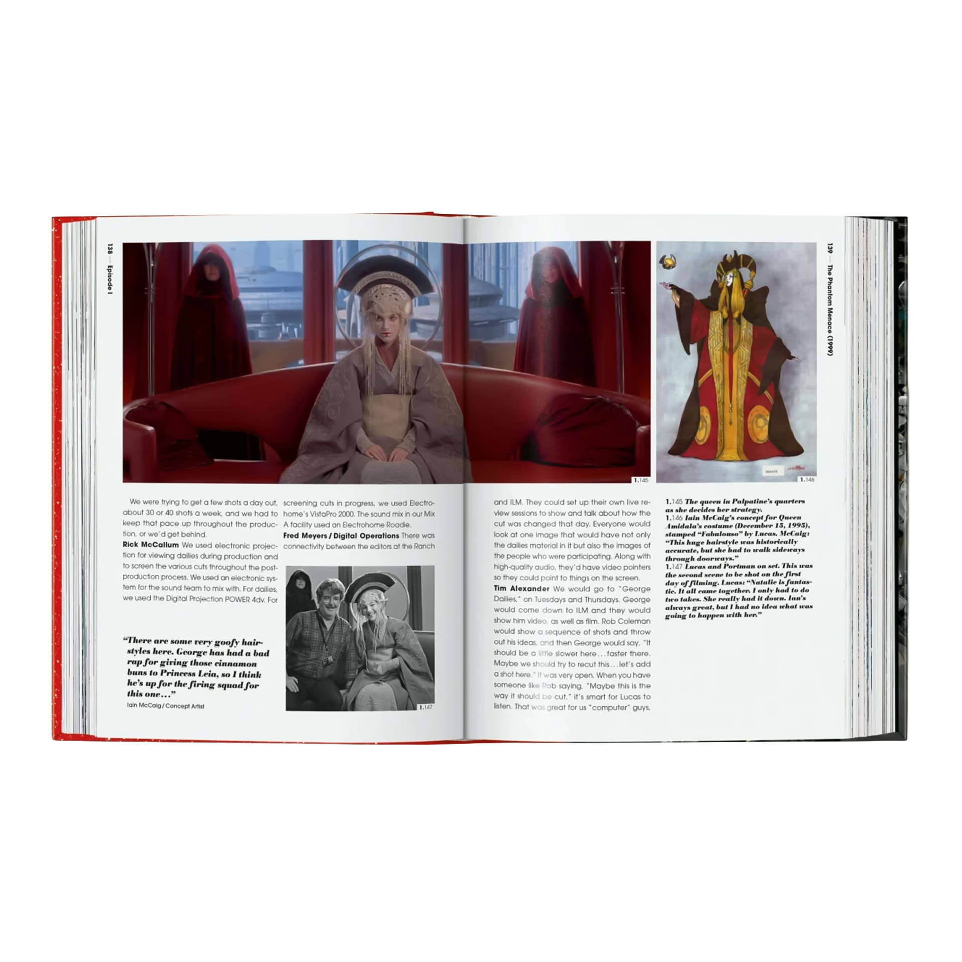 Coffee Table Book The Star Wars Archiv. 1999–2005, Tagesordnung, Panneau, Kostüm, Papier, Magazin