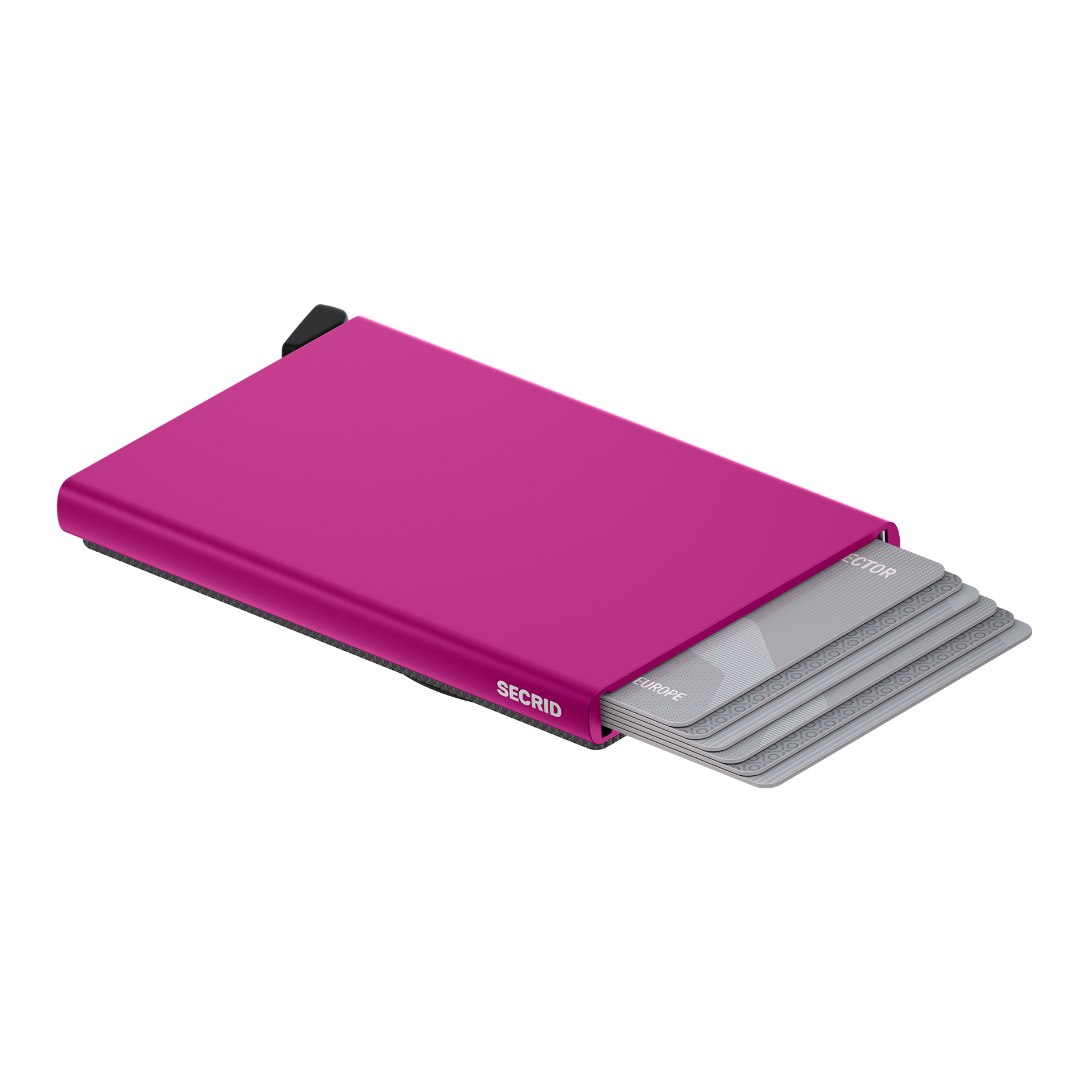 Cardprotector Fuchsia, portemonnaie, carte, femme, design, métallique