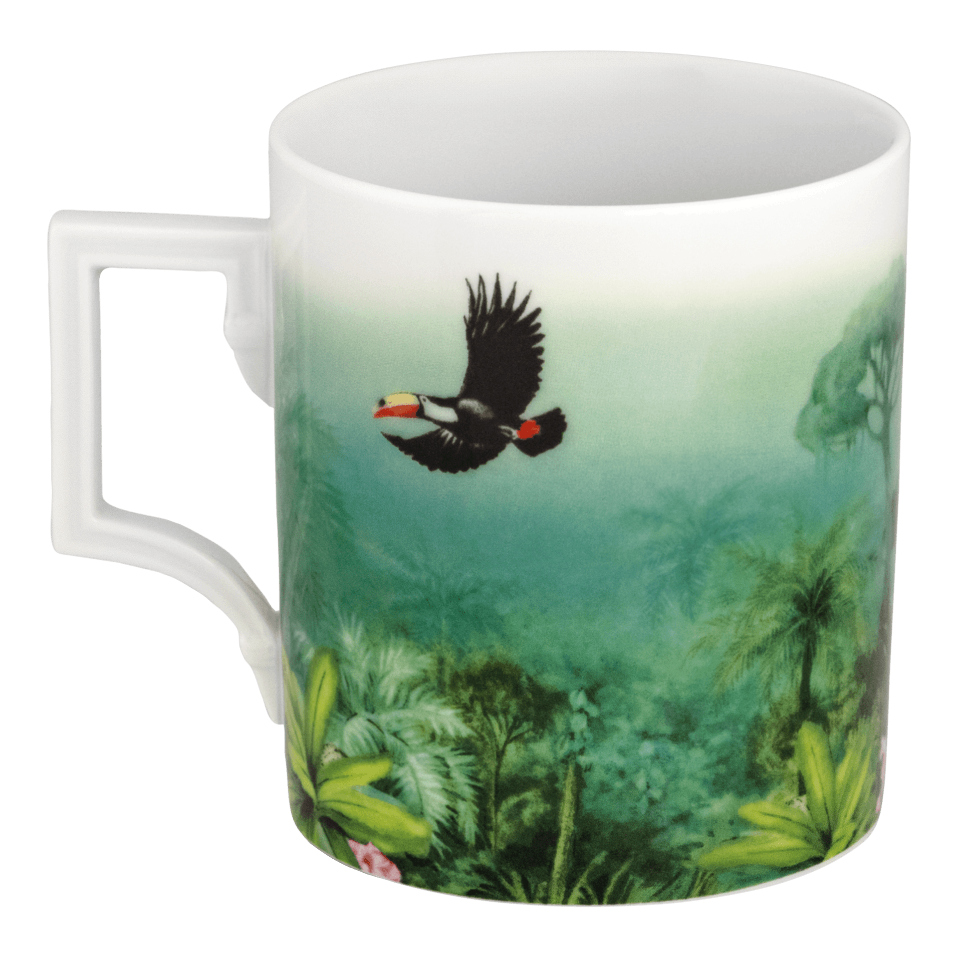 Meissen Amazonas Collection Henkelbecher Tucan