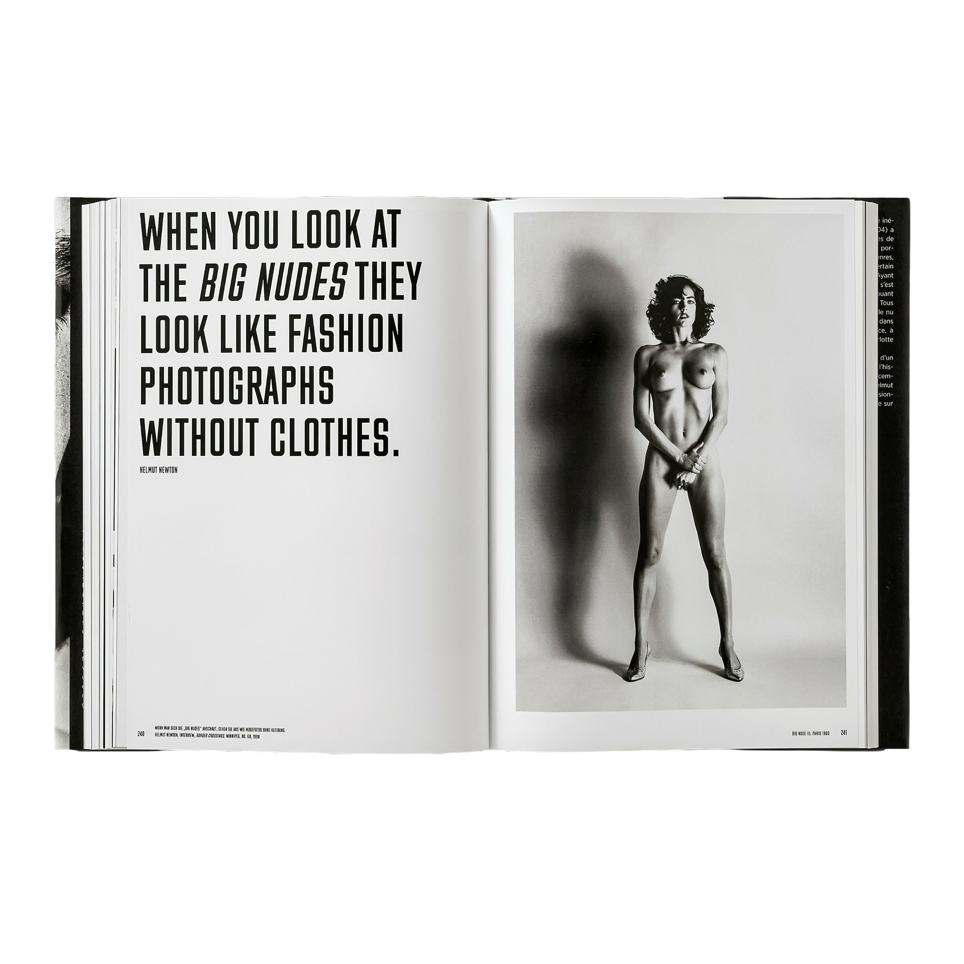 Coffee Table Book Helmut Newton. Legacy, Nackte Model, Photobuch, Schwarzweiß, Ganzkörper, Kunstfotografie