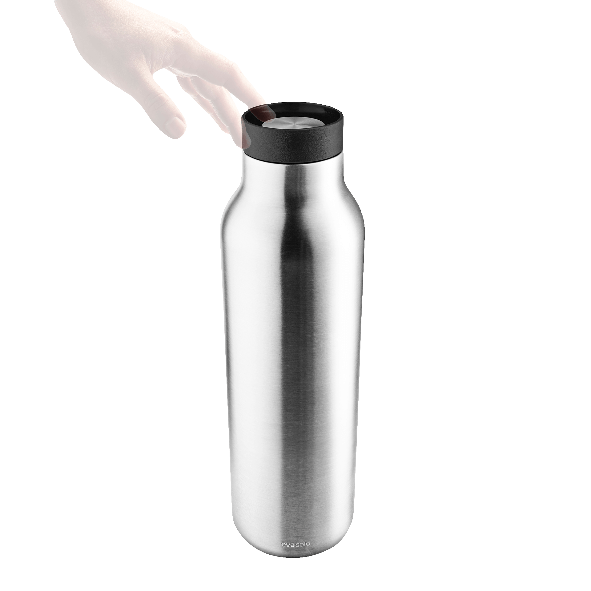 Urban Thermosflasche Stainless Steel 0.70 l, Edelstahlflasche, Wasserflasche, Isolierte Flasche, Metallflasche, Deckel