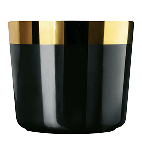 Sieger Goblet Sip of Gold Plain Black