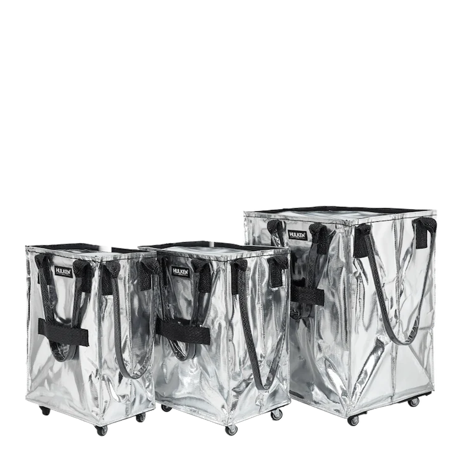 Hulken Original Rolling Tote Bag Everyday Hauls Medium Silber