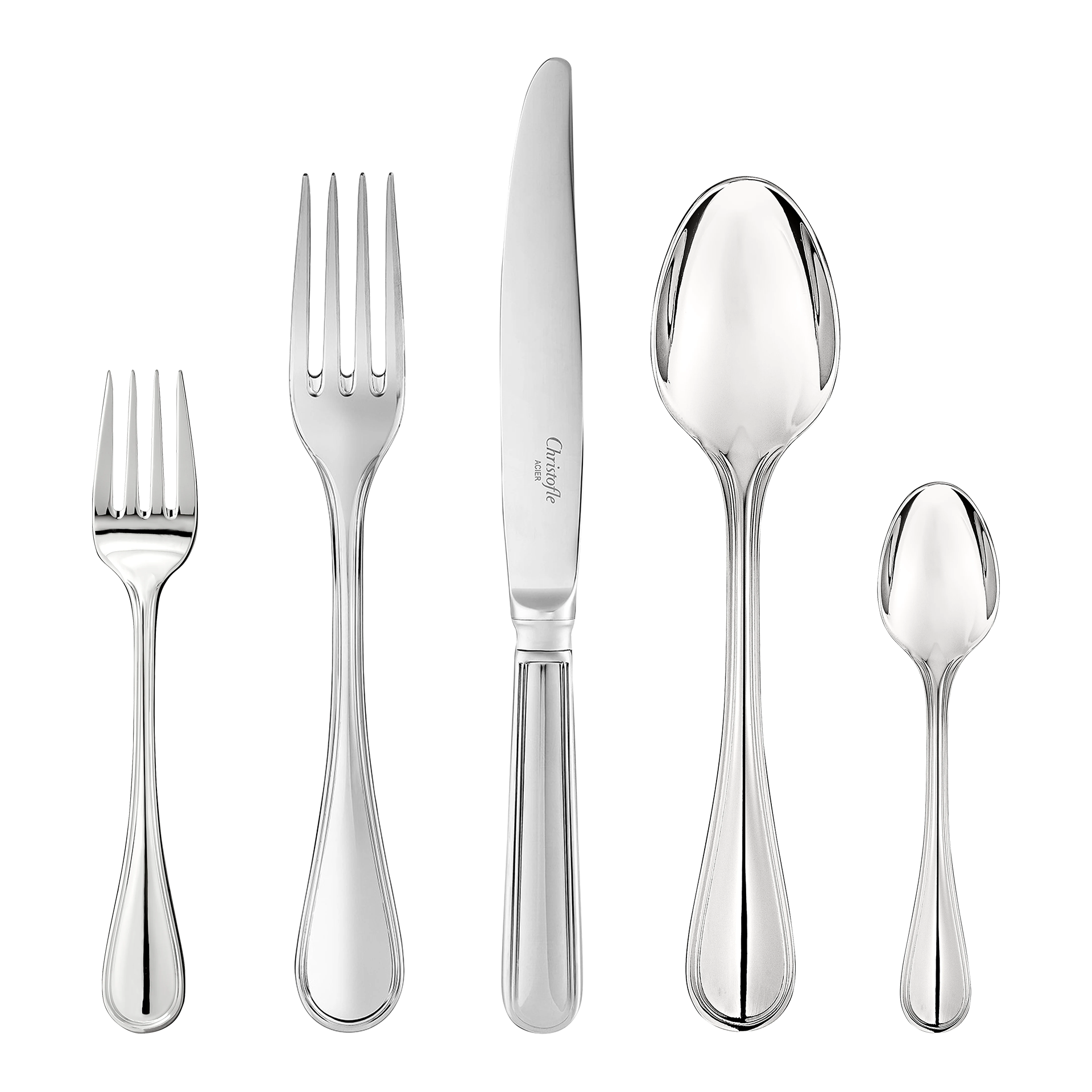 Christofle Besteckset Albi Edelstahl