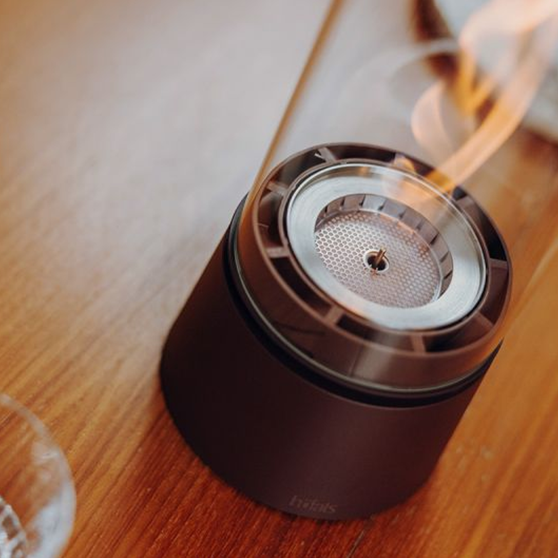 Tabletop Fireplace 1200 Rust-brown, Espresso-Mühle, Kaffeemühle, Metallisch, Kern, Bohnenbehälter