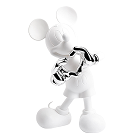 Leblon Delienne Mickey with Love White Silver