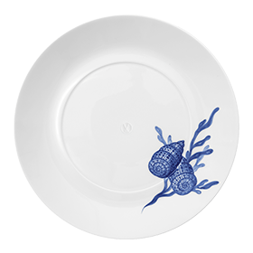 Meissen Blue Treasure Dinner Plate Shell