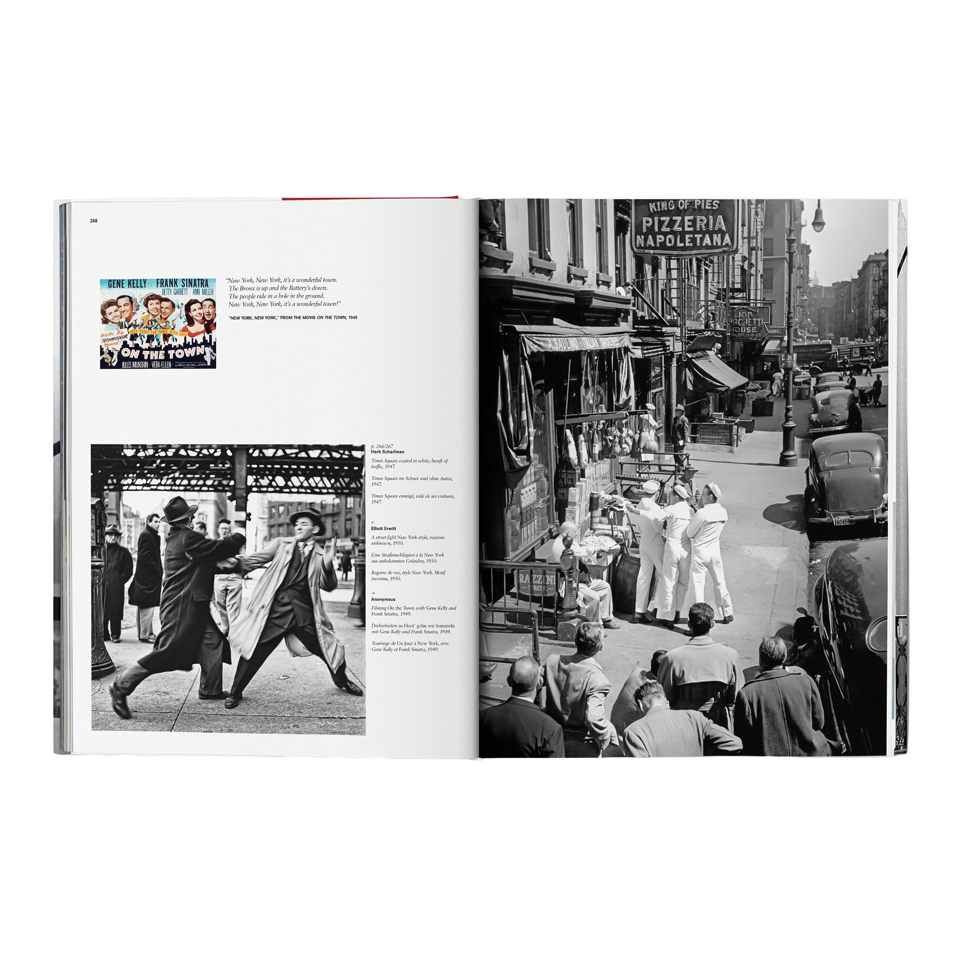 Coffee Table Book New York, Stadtstraße, Straßenleben, Schwarz-Weiß, Menschen, Autos