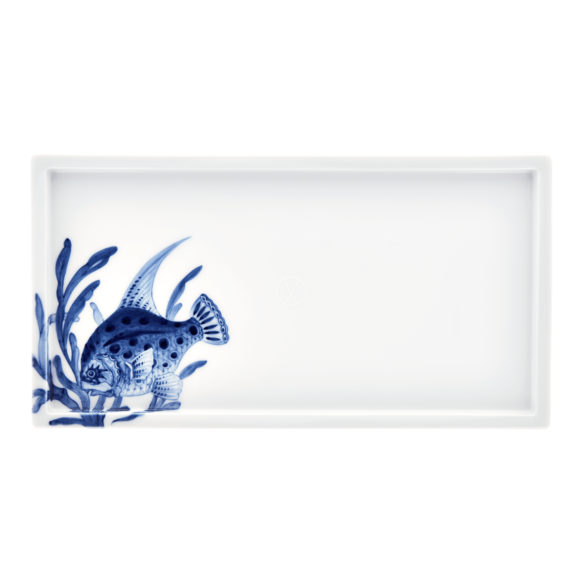 Meissen Cosmopolitan Blue Treasure Sushiplatte Fisch
