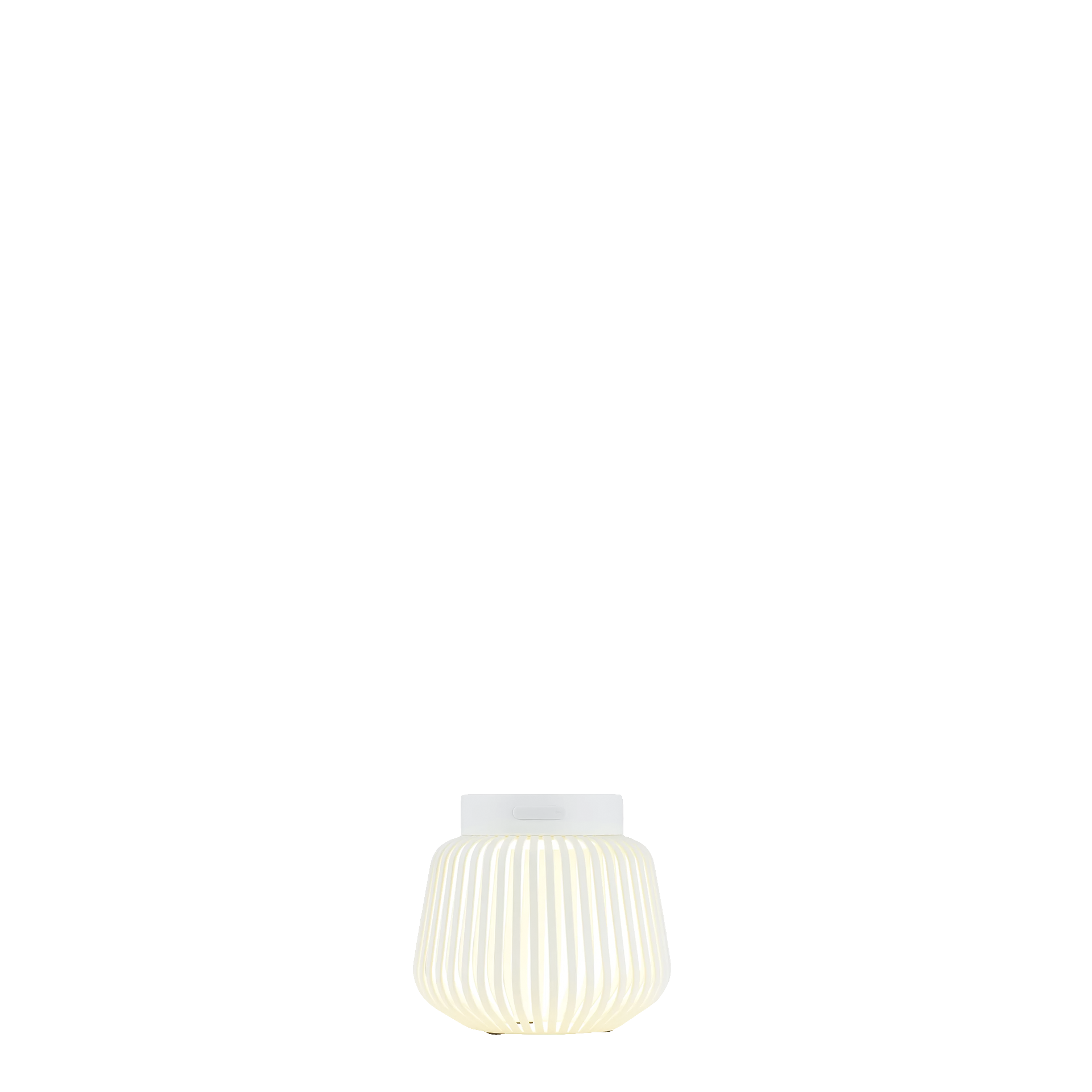 Rechargeable LED table lamp dimmable white, lampe, Tischlampe, weiß, Schlitzschirm, Globenform