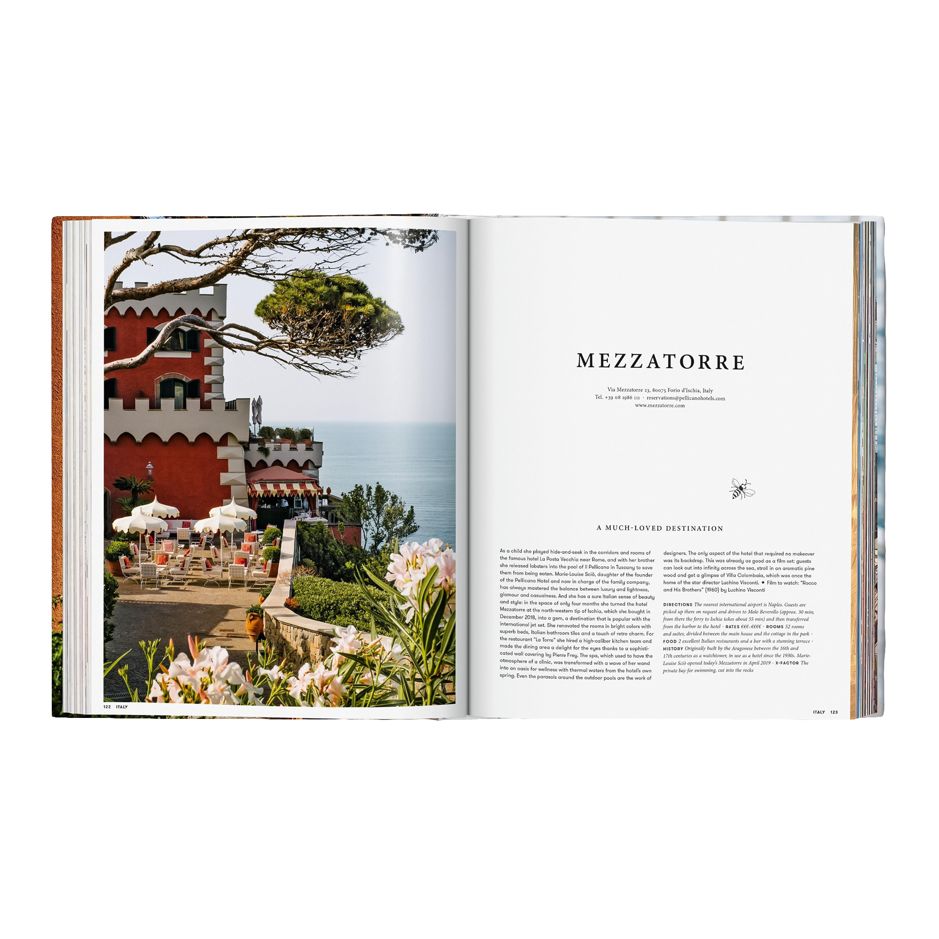 Coffee Table Book Great Escapes Mediterranean, Reisefotografie, Hotelanlage, Meerblick, Terrassen, Blumen