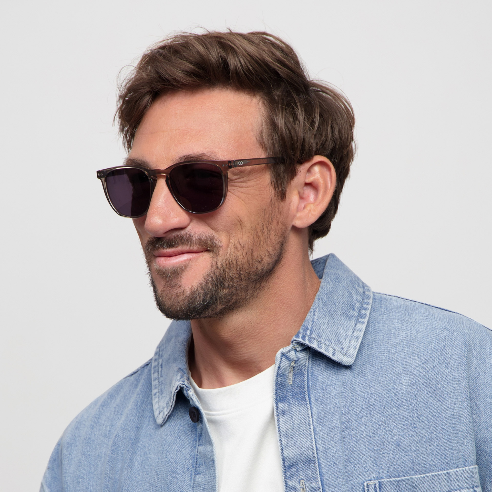 Looplabb Sonnenbrille THE GEORG SUN Crystal Black