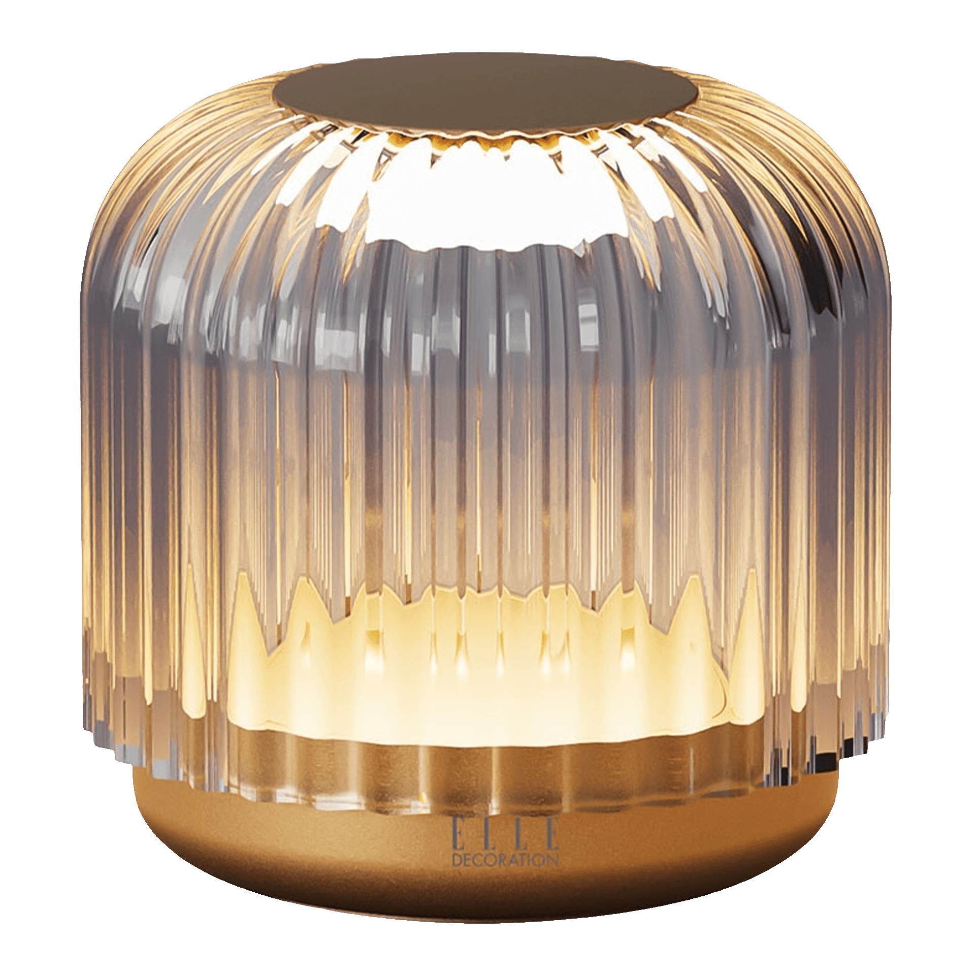 ELLE DECORATION LED-Tischlampe GRENELLE gold