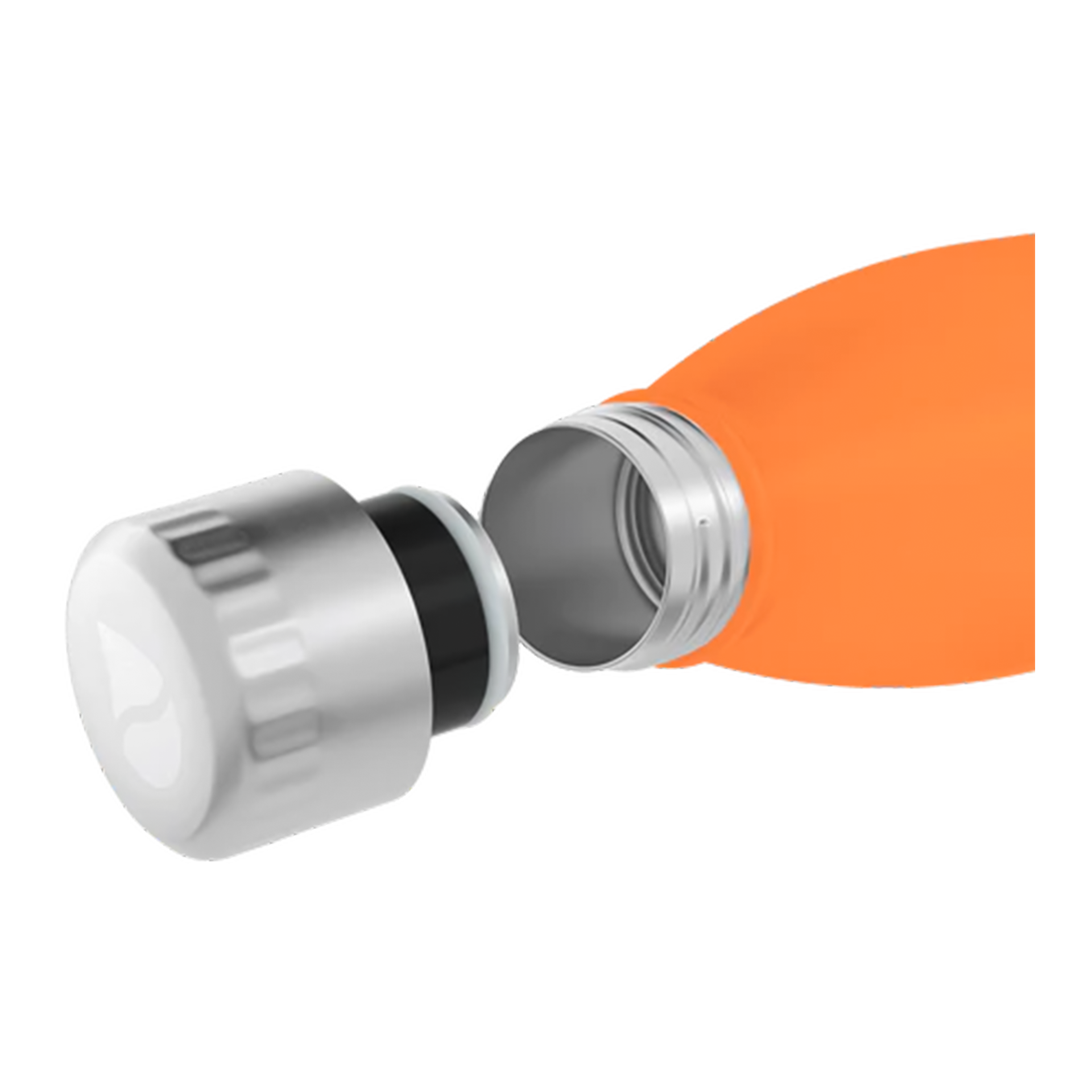 FLSK Trinkflache mit Becher Orange 0.70 l