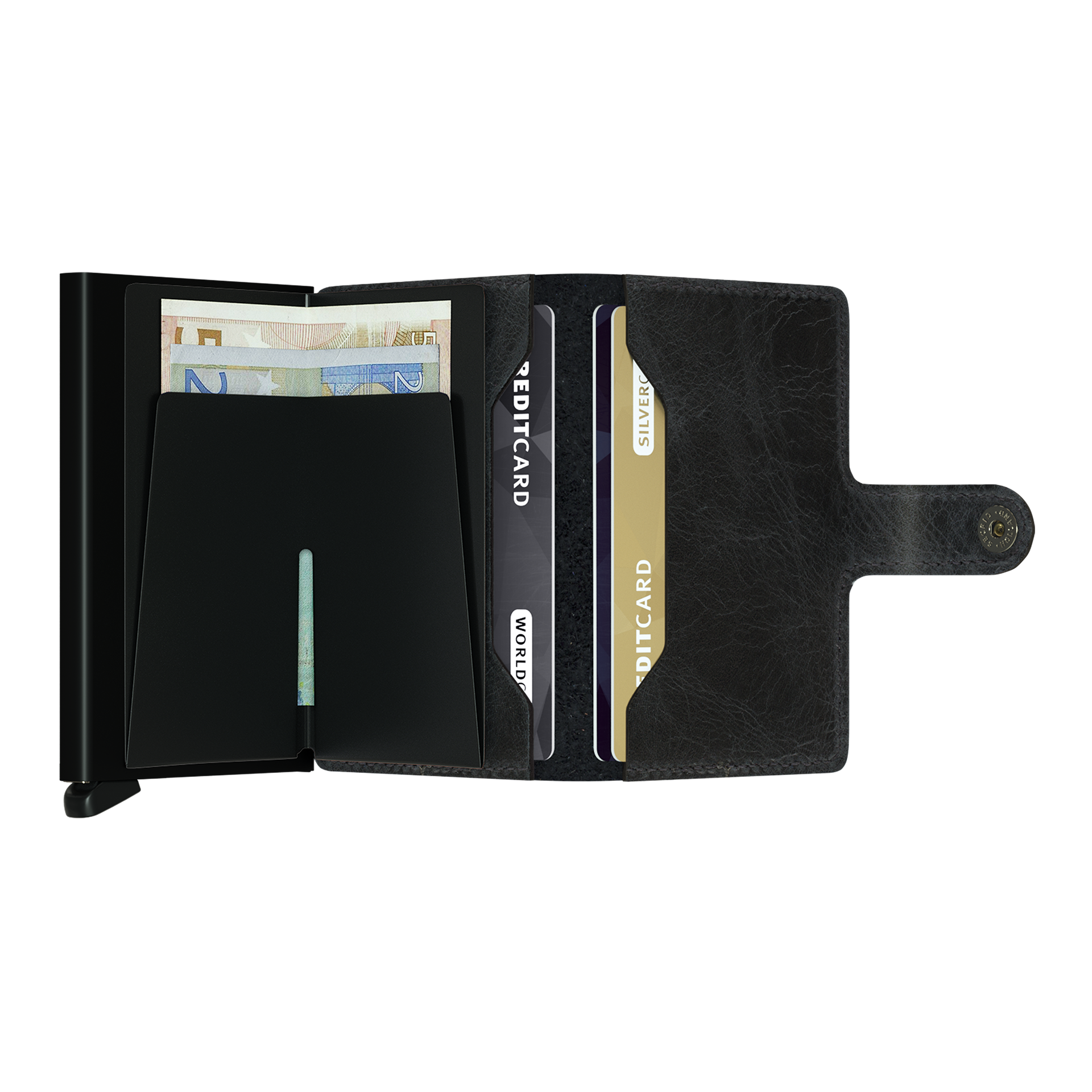 Secrid Miniwallet Vintage Schwarz