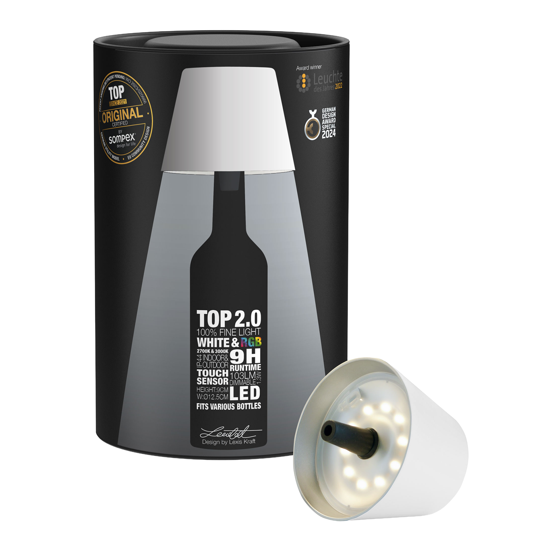 LED Bottle Light Dimmable White
