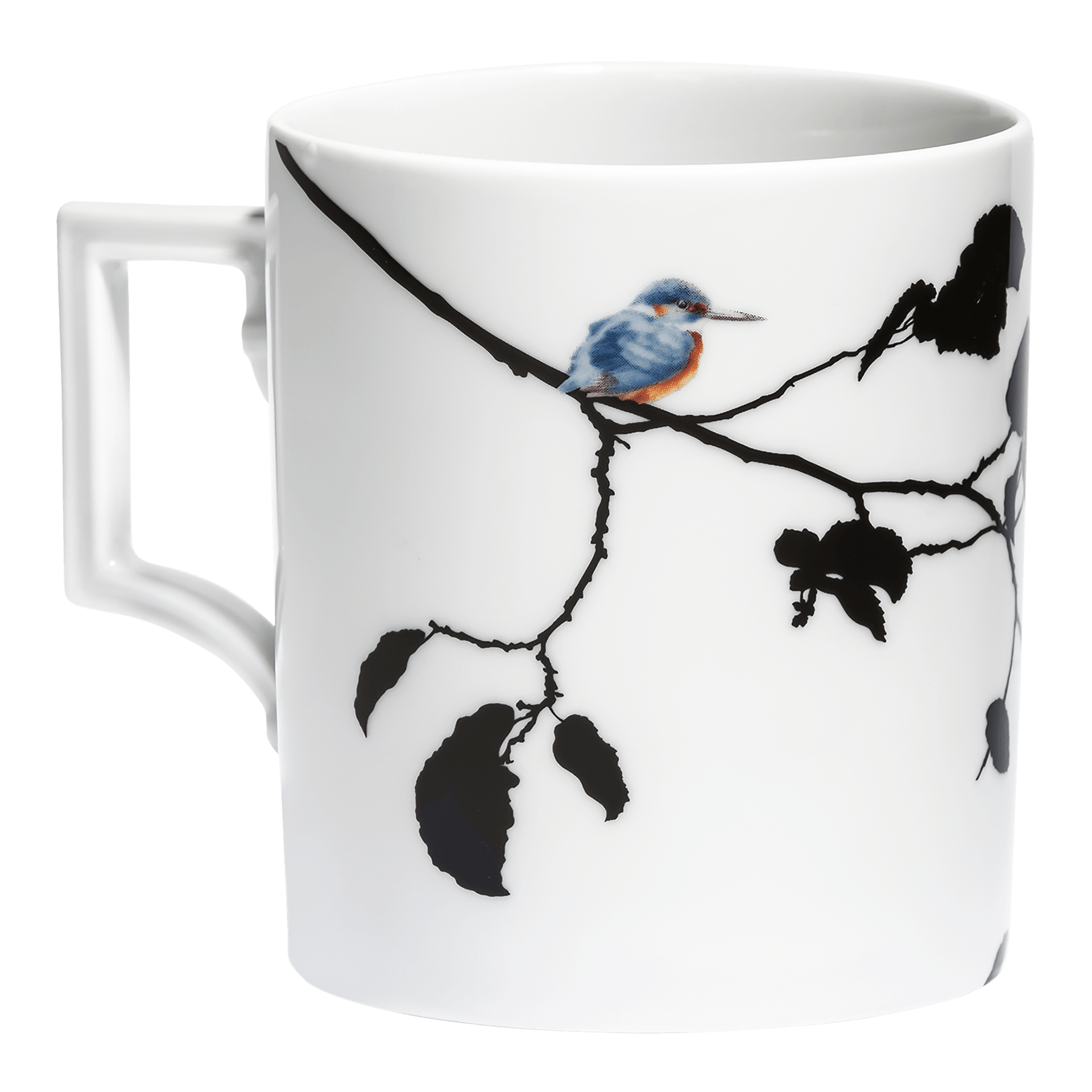 Meissen Henkelbecher Kingfisher
