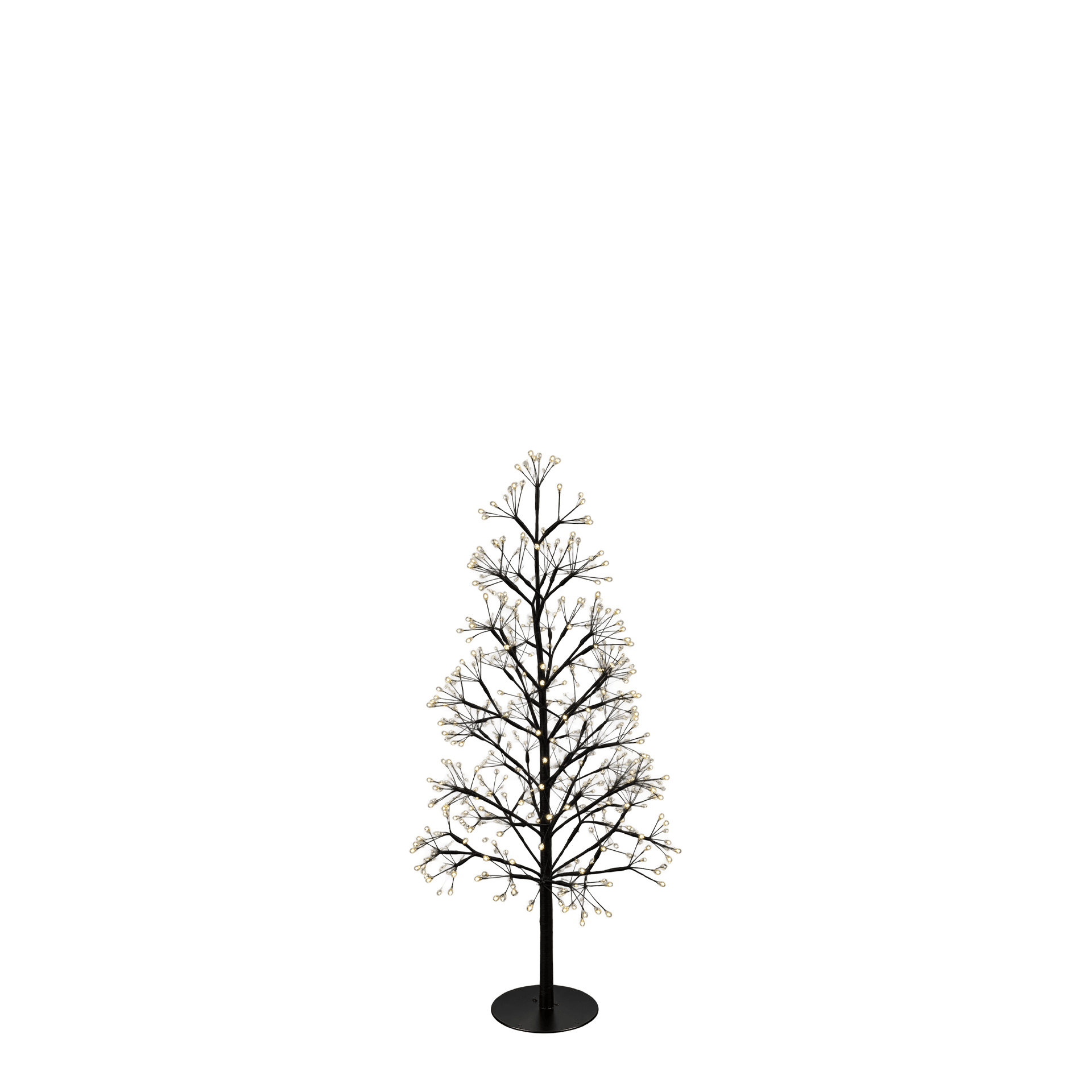 Wiirtz LED Lichtbaum Schwarz 90 cm