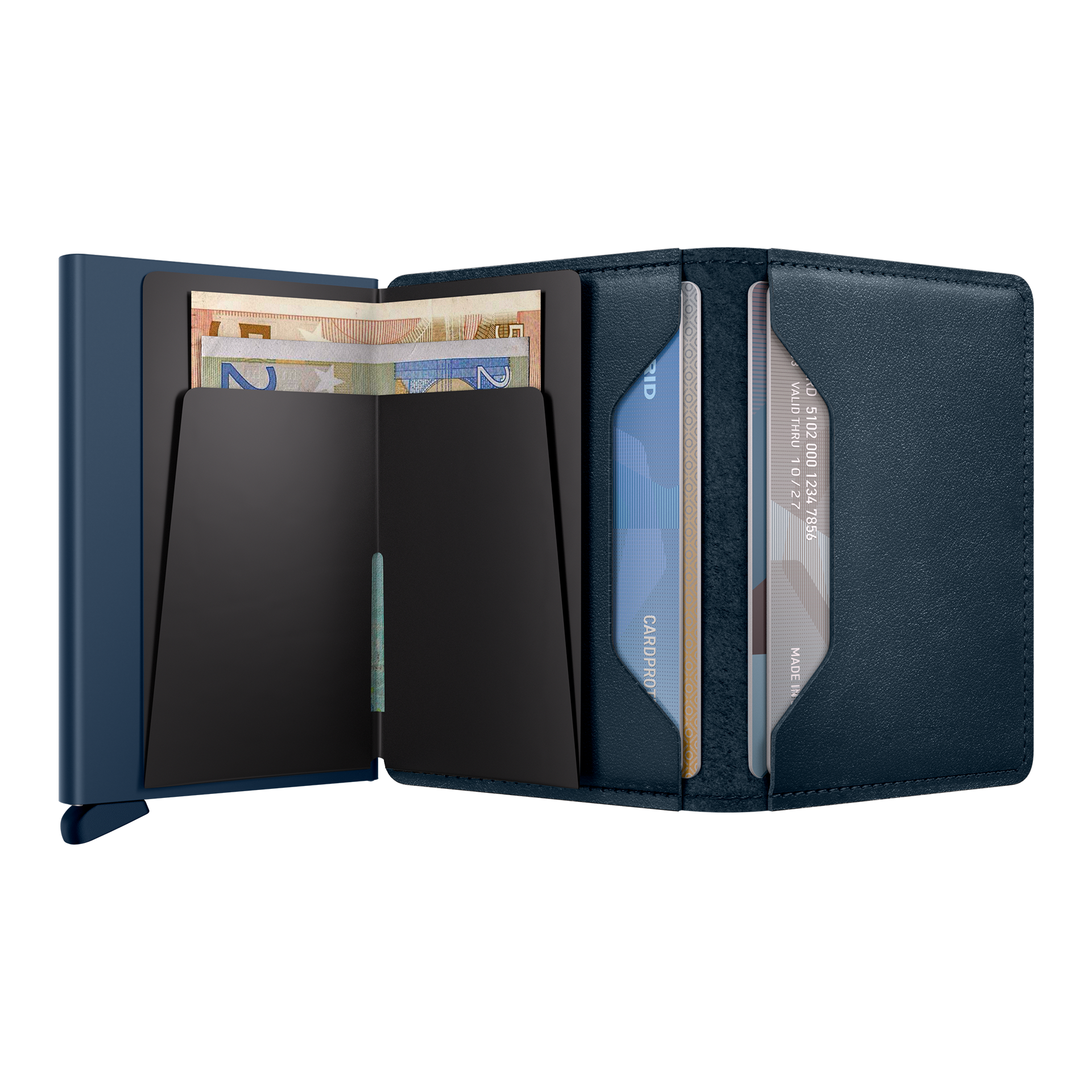 Secrid Slimwallet Original Navy/Navy, wallet, cardholder, blau, Geldbörse, Faltwallet