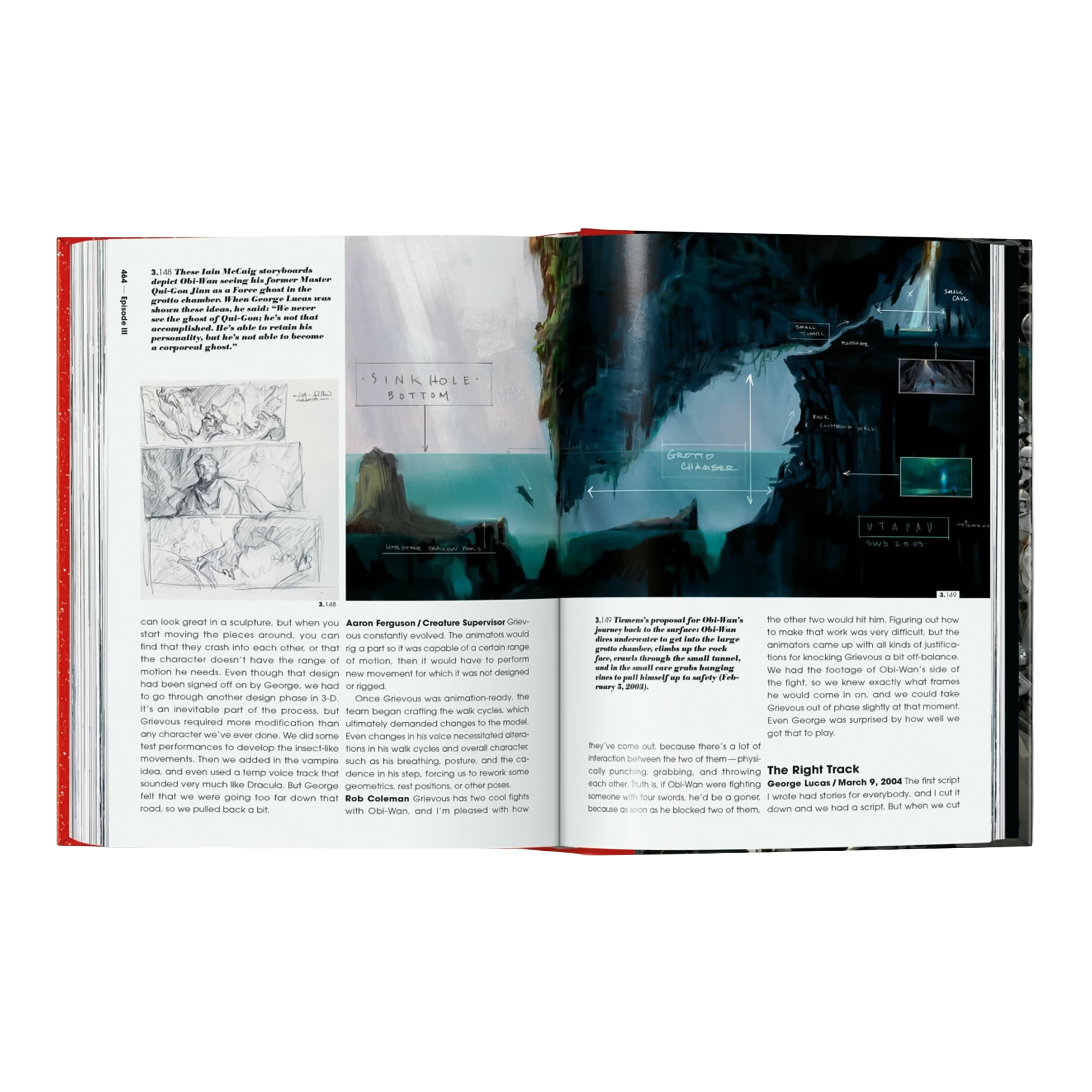 Coffee Table Book The Star Wars Archiv. 1999–2005, Comic, Artbook, Spread, Illustration, Landschaft