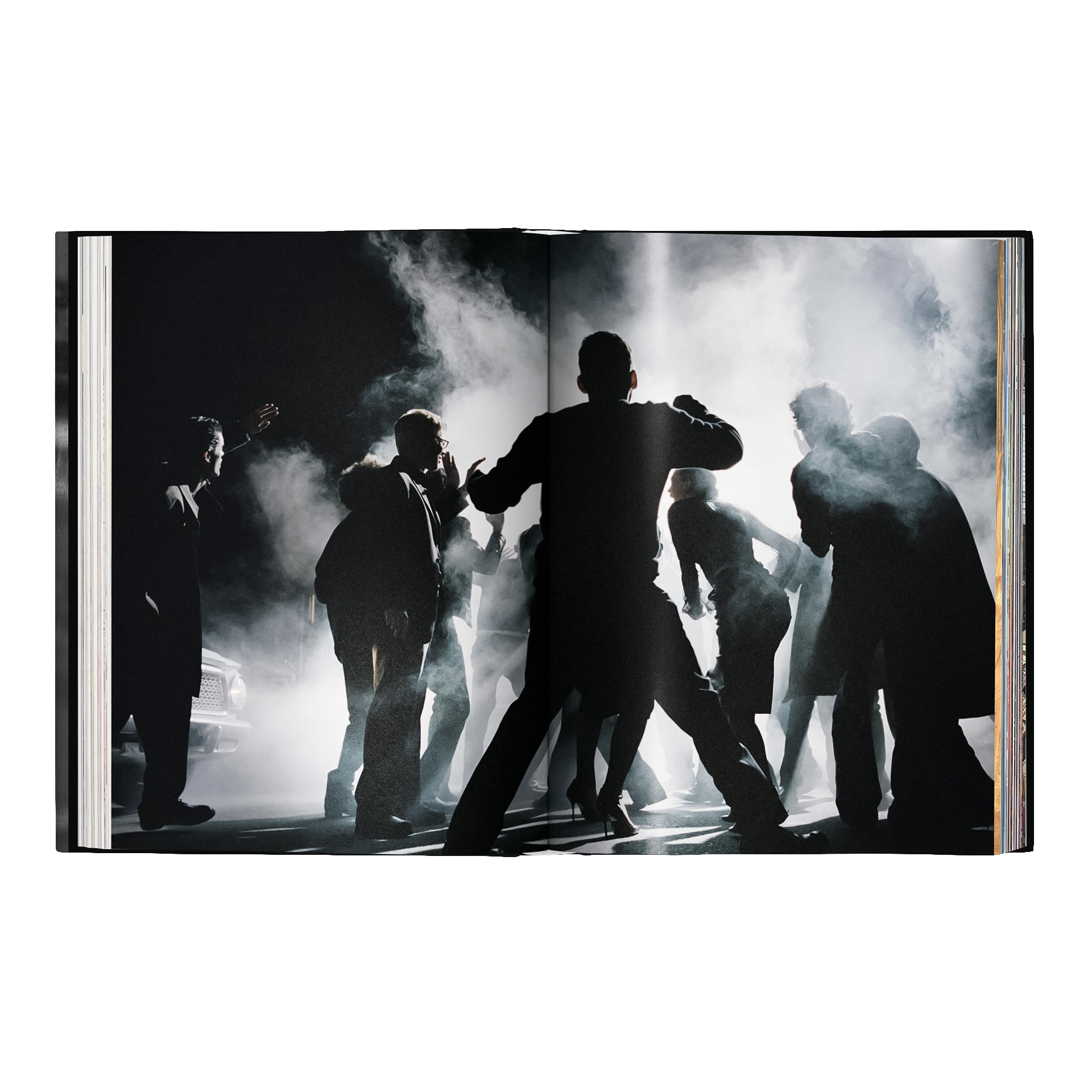 Coffee Table Book Peter Lindbergh. On Fashion Photography, Silhouetten, Menschenmenge, Dauerlicht, Theaterlicht, Nebel