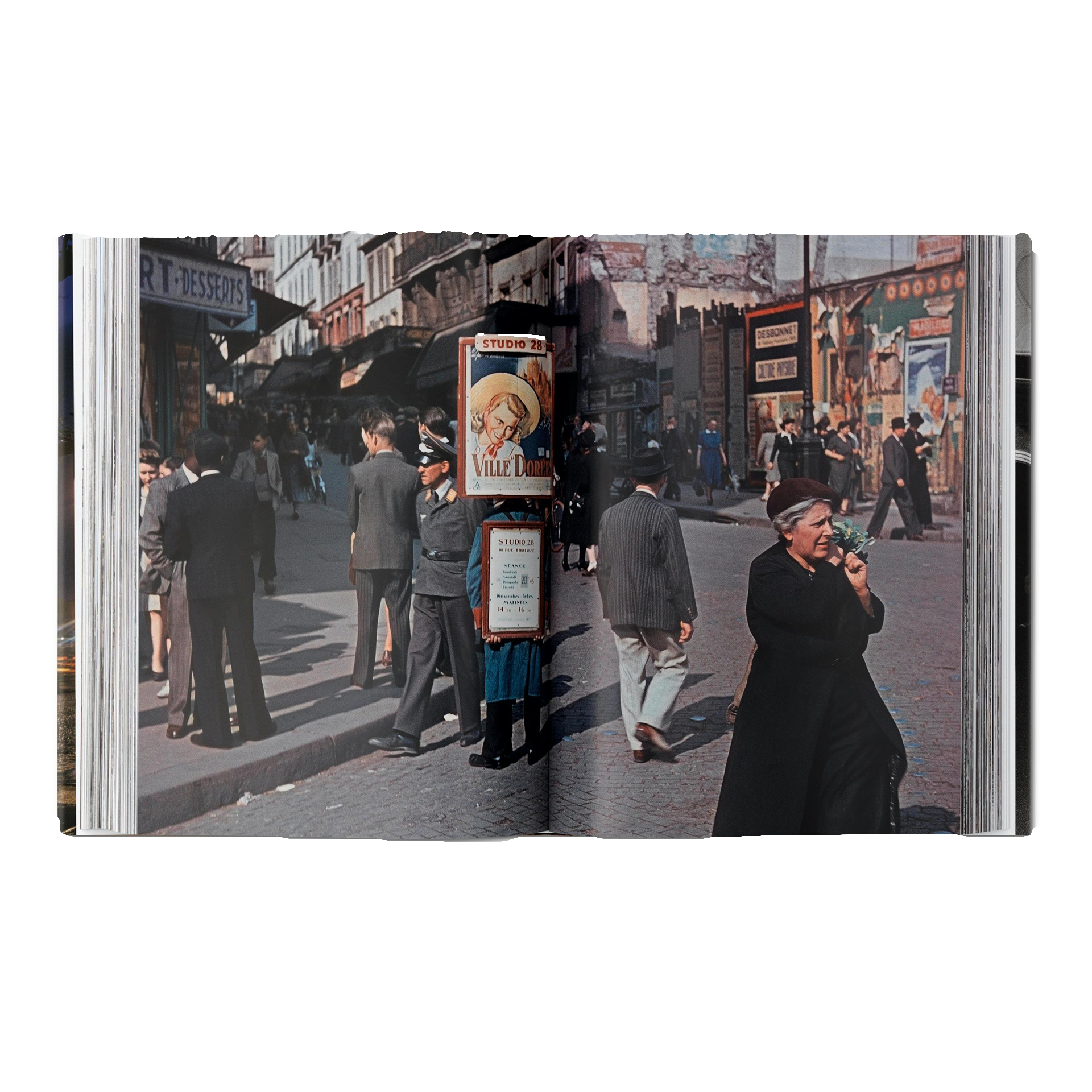 Coffee Table Book Paris, Straße, Szene, Plakat, Fotografie, Menschen