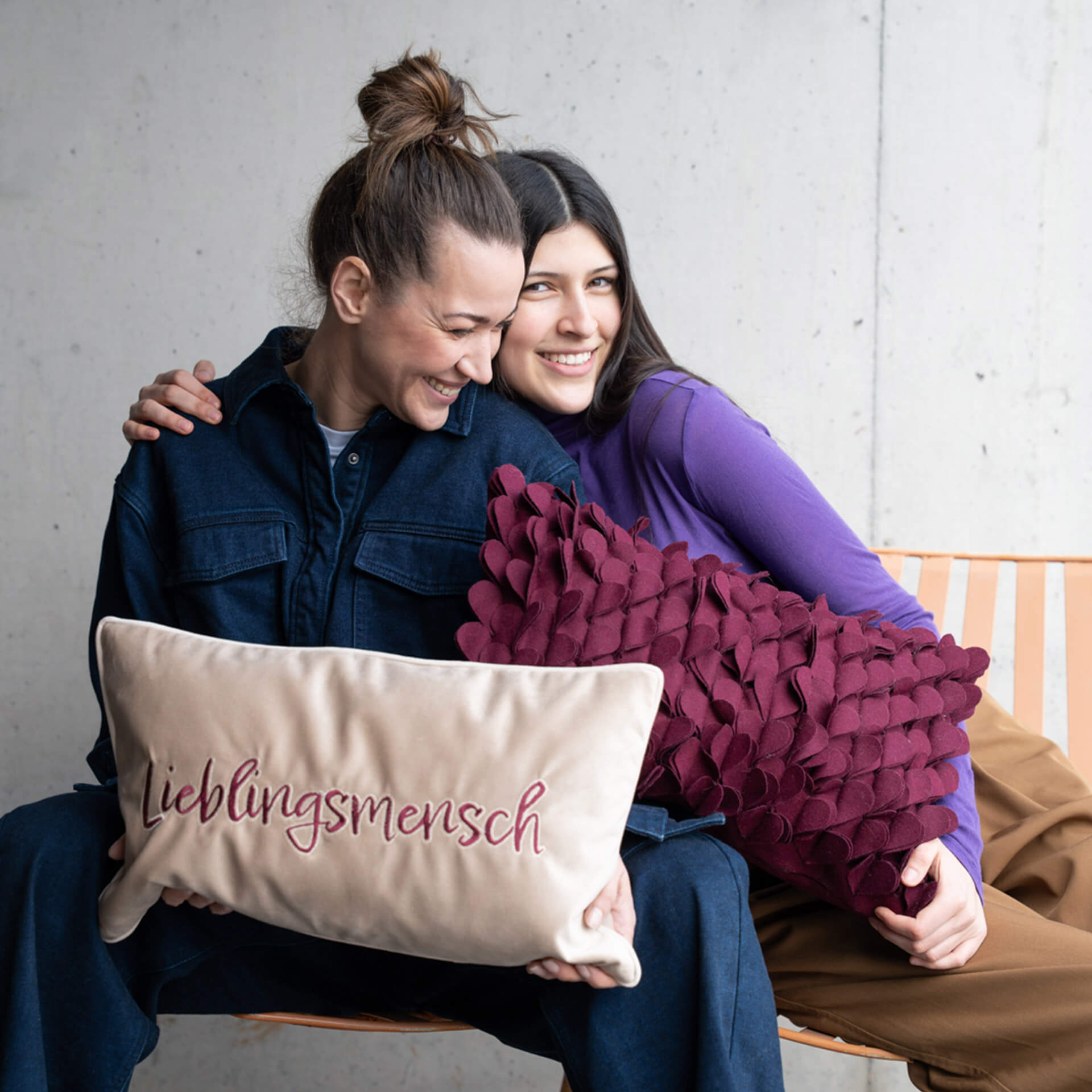 pad LETTERS Kissenbezug lieblingsmensch