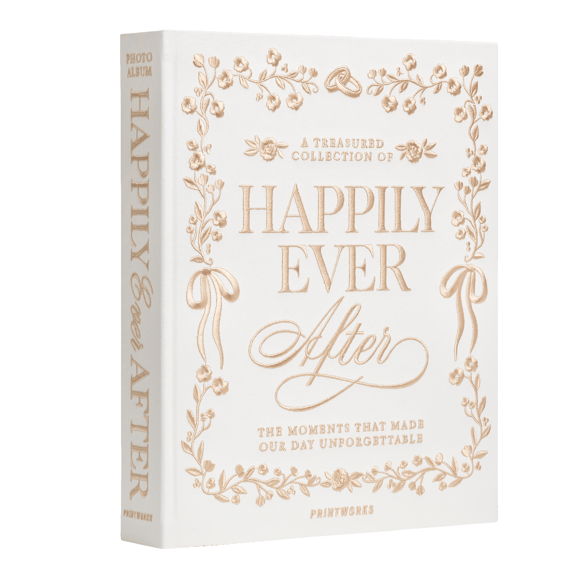PRINTWORKS Embroidered Hochzeitsalbum Happily Ever After