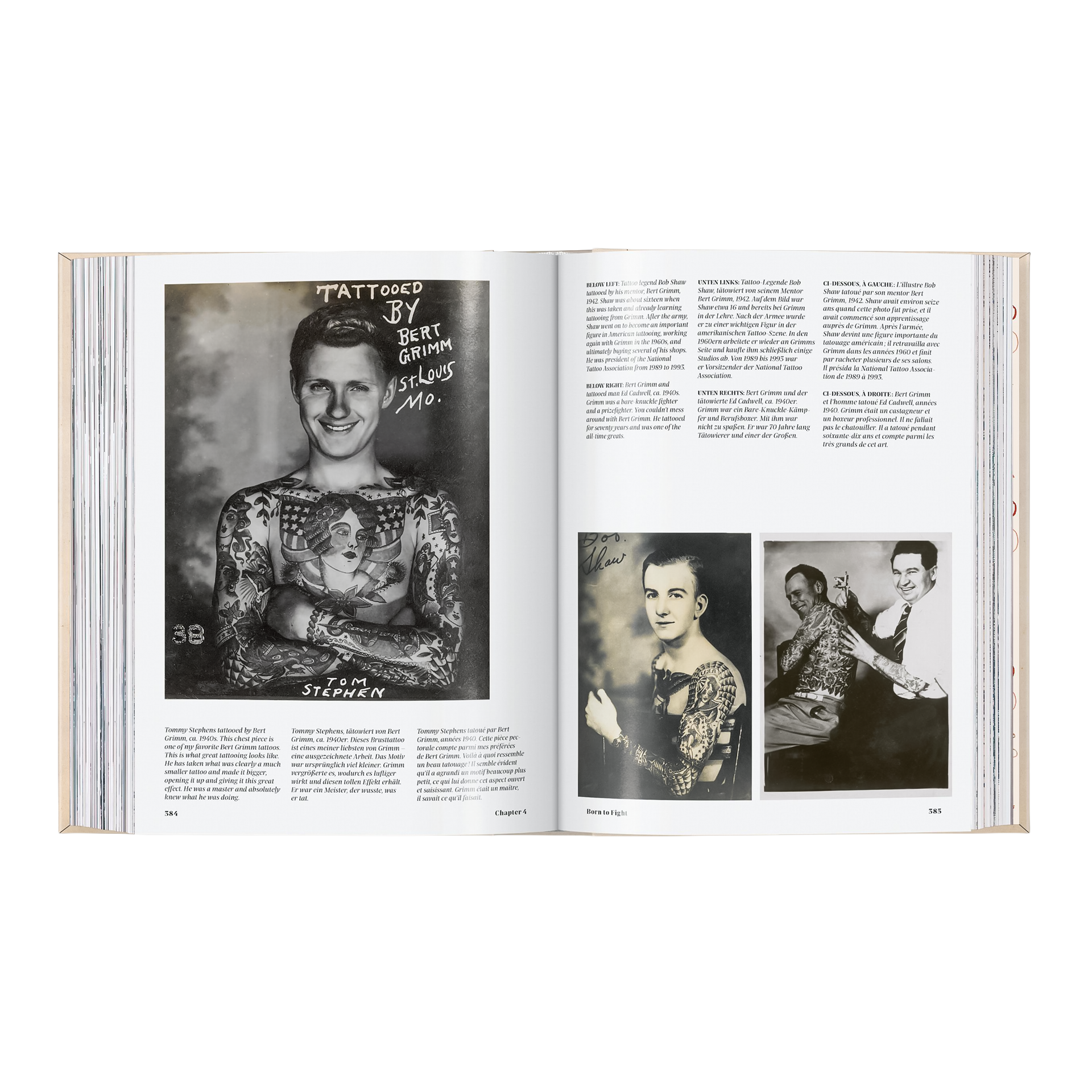 Coffee Table Book TATTOO. Henk Schiffmacher’s Private Collection, Tattoo, Body art, Schwarzweiß, Fotoband, Porträt