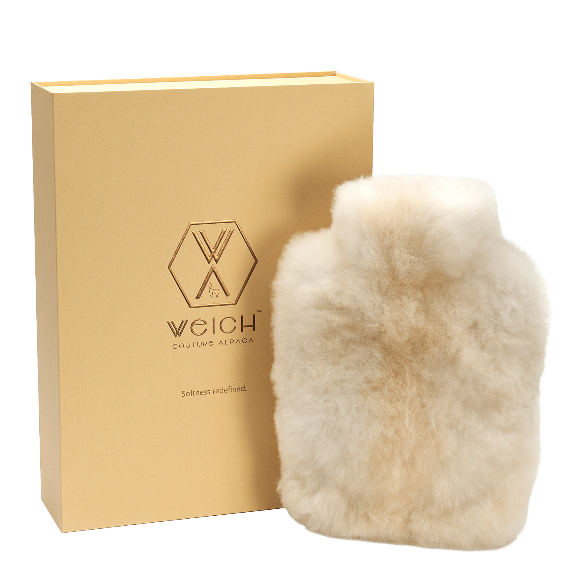 Weich Calmo Wärmflasche Offwhite Beige Regular