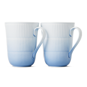 Royal Copenhagen Iris Mugs Blue