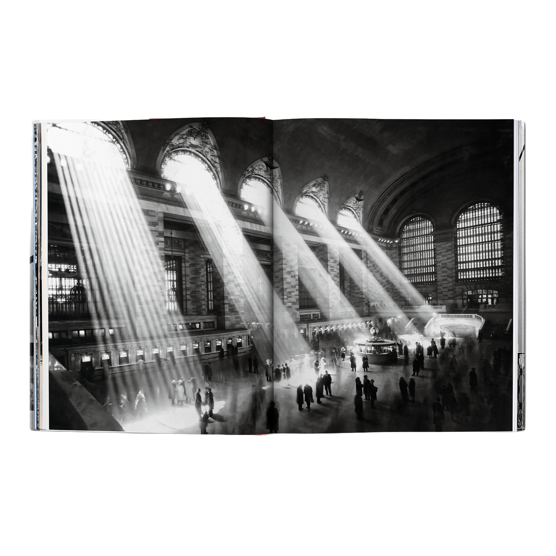 Coffee Table Book New York,  Bahnhof,  Lichtstrahlen,  Innenraum,  Menschenmenge,  Schaufenster/Begrüssung
